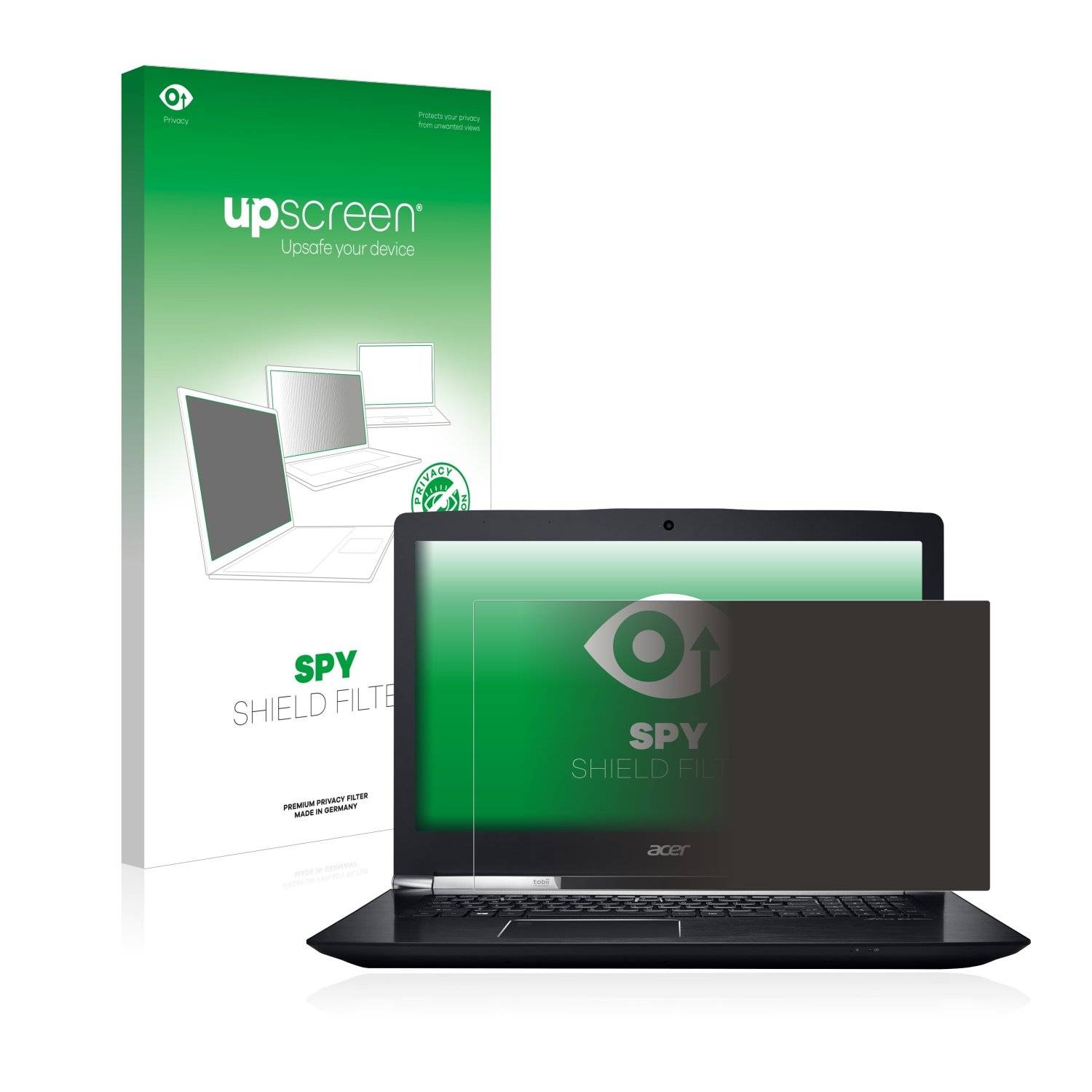 upscreen Sp Shiel Filte Premiu Blickschutzfilte fü Ace Aspir  1 Nitro