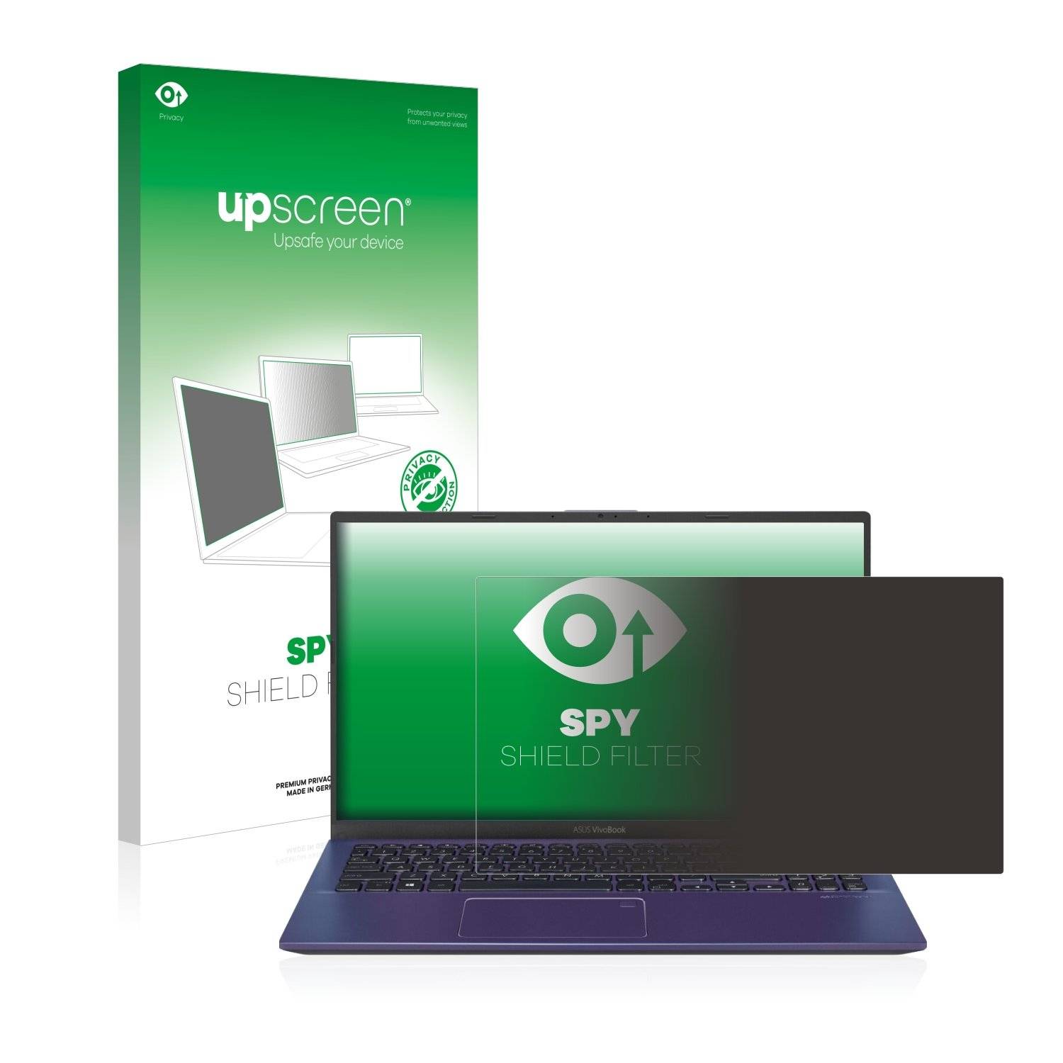 upscreen Sp Shiel Filte Premiu Blickschutzfilte fü Asu VivoBoo 1 X512FA