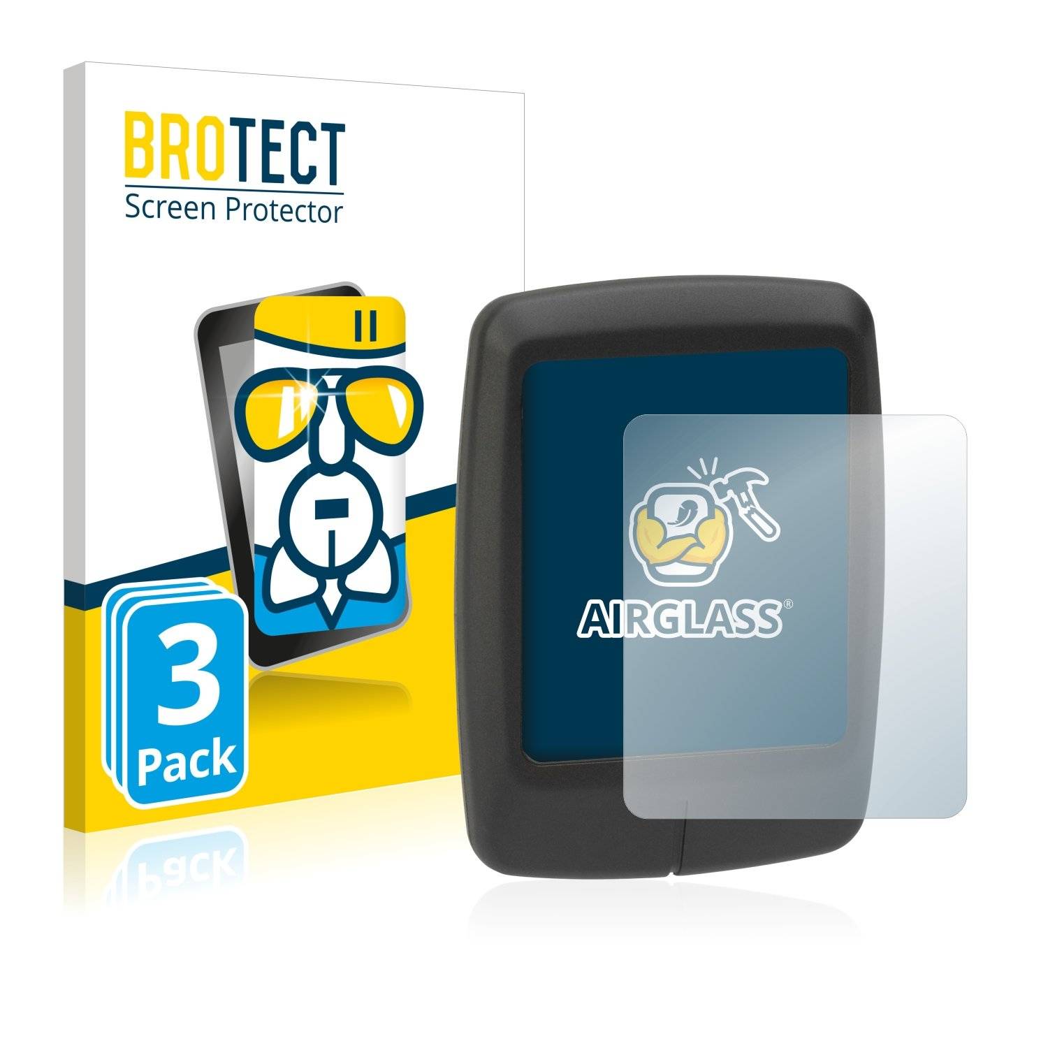 3 BROTECT AirGlass Panzerglasfoli fü Specialize Turb Connec Display