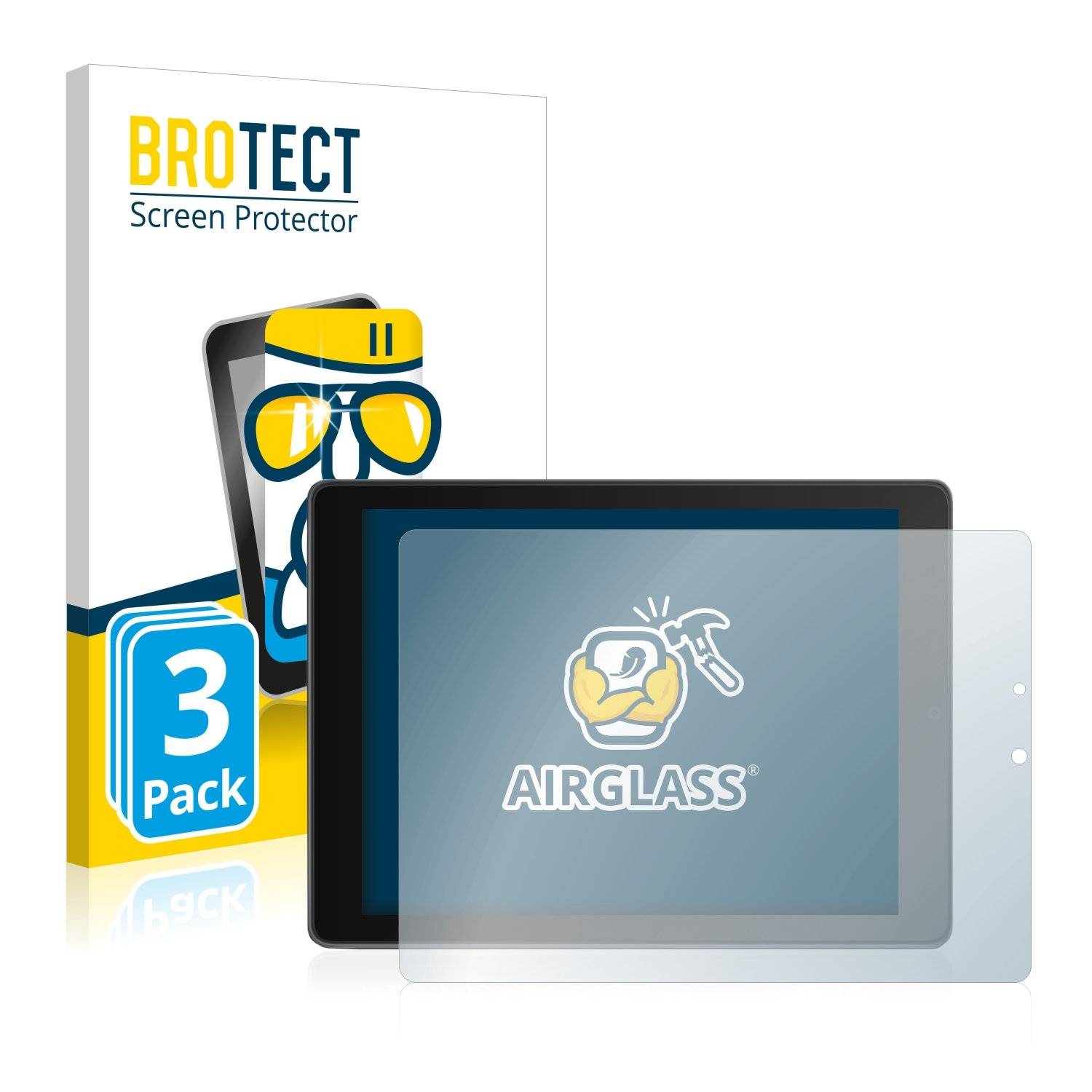 3 BROTECT AirGlass Panzerglasfoli fü Asu Chromeboo CT100PA