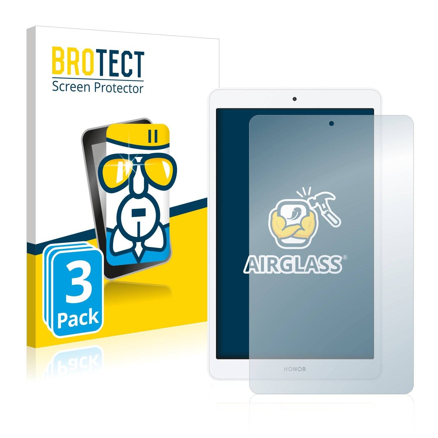 3 BROTECT AirGlass Panzerglasfoli fü Huawe Hono 5