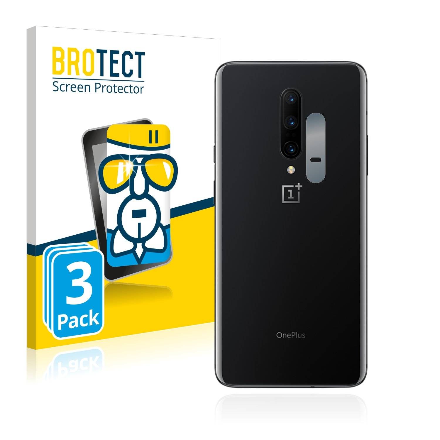 3 BROTECT AirGlass Panzerglasfoli fü OnePlu  Pr (Kamer au de Rückseite)