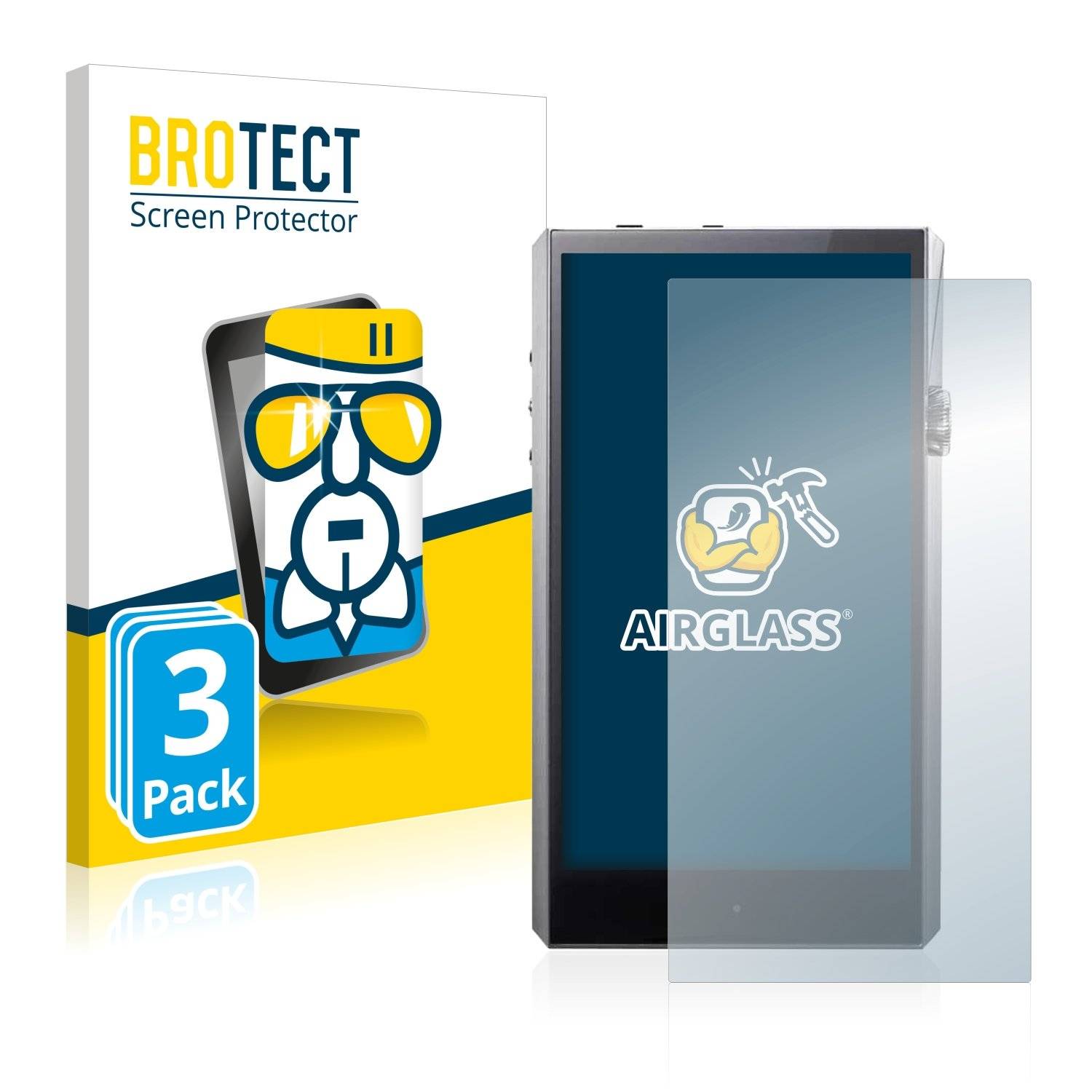 3 BROTECT AirGlass Panzerglasfoli fü Astell&Ker SP2000