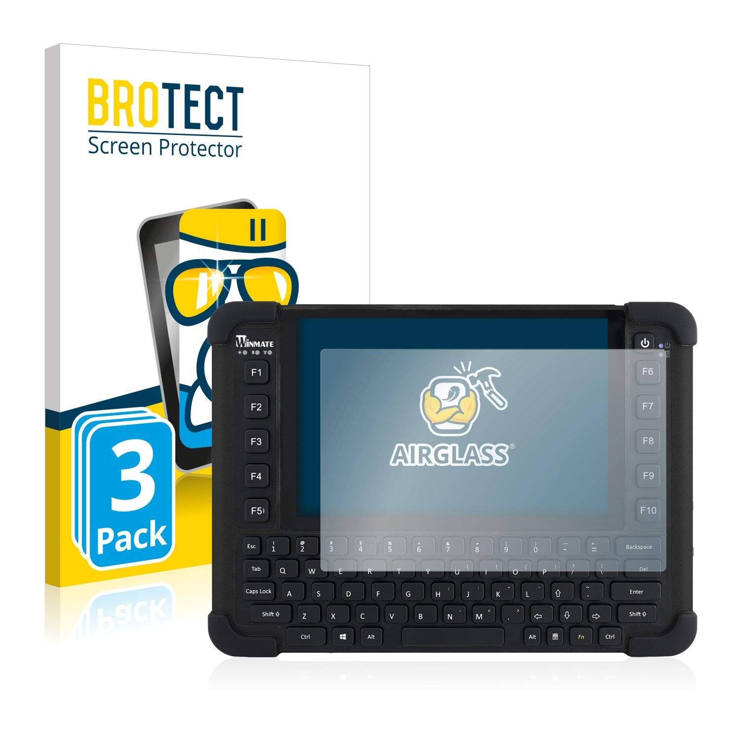 3 BROTECT AirGlass Panzerglasfoli fü Winmat M101BK