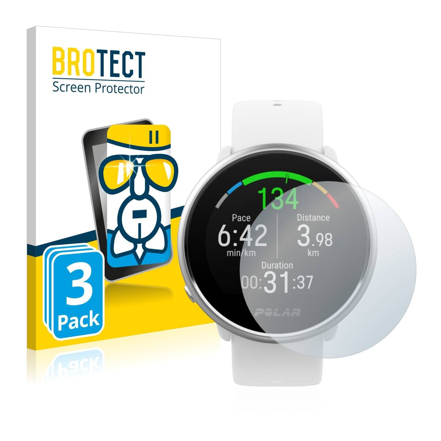 3 BROTECT AirGlass Panzerglasfoli fü Pola Ignite