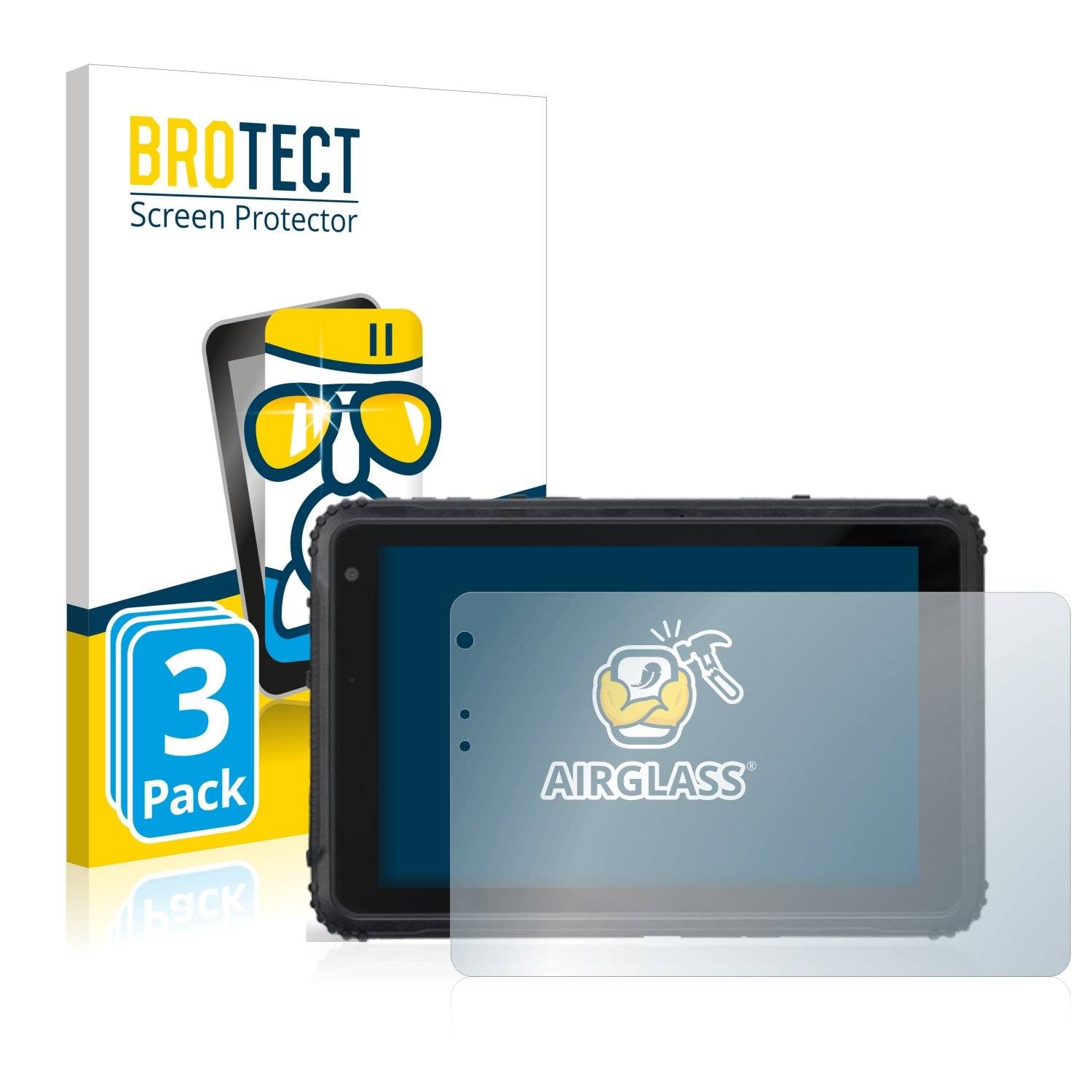 3 BROTECT AirGlass Panzerglasfoli fü Caterpilla Ca T2 Pro