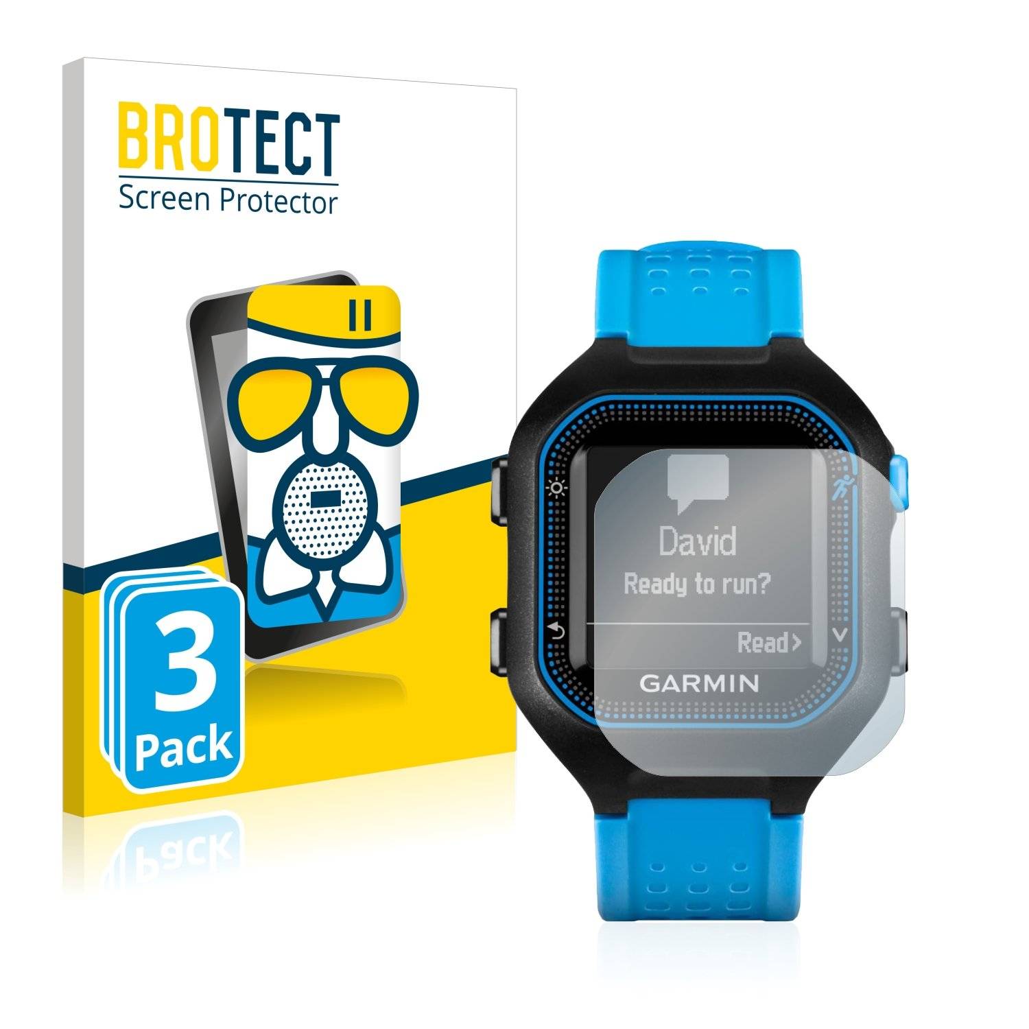 3 BROTECT AirGlass Matt Panzerglasfoli fü Garmi Forerunne 2 (Bi Edition)
