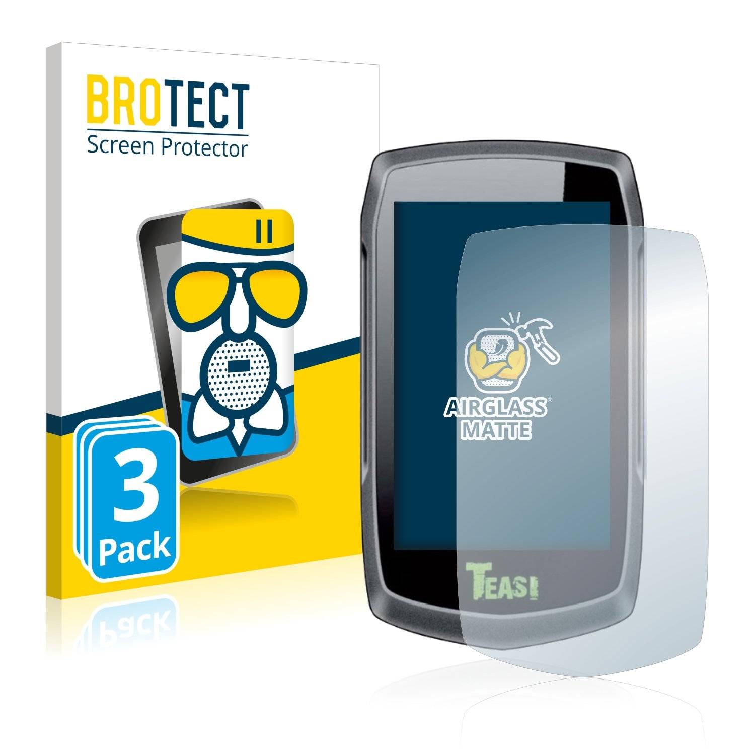3 BROTECT AirGlass Matt Panzerglasfoli fü A-Riva Teas One eXtend