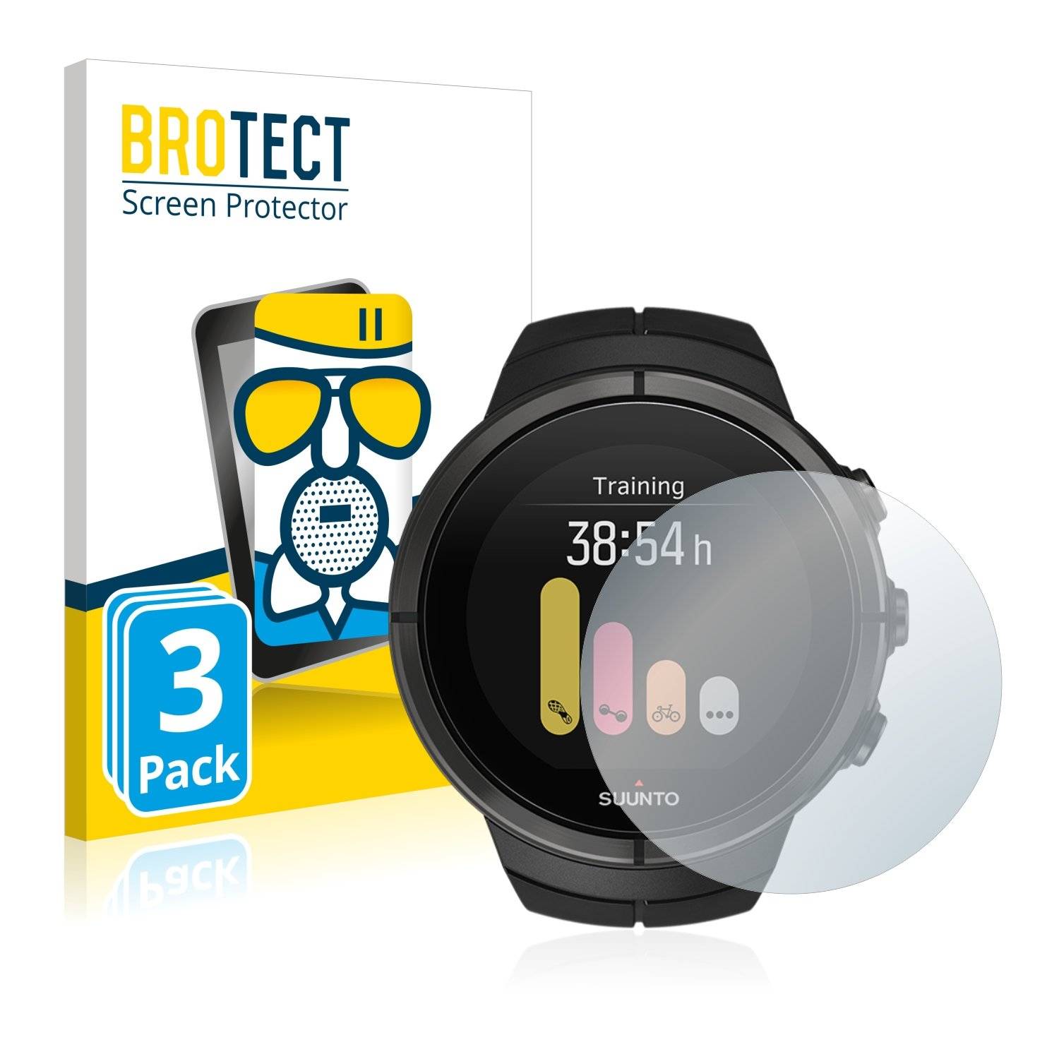 3 BROTECT AirGlass Matt Panzerglasfoli fü Suunt Sparta Ultra