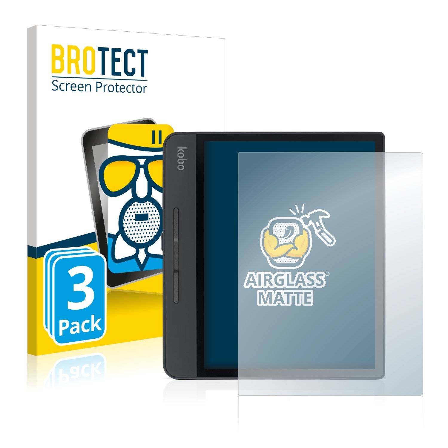 3 BROTECT AirGlass Matt Panzerglasfoli fü Kob Forma