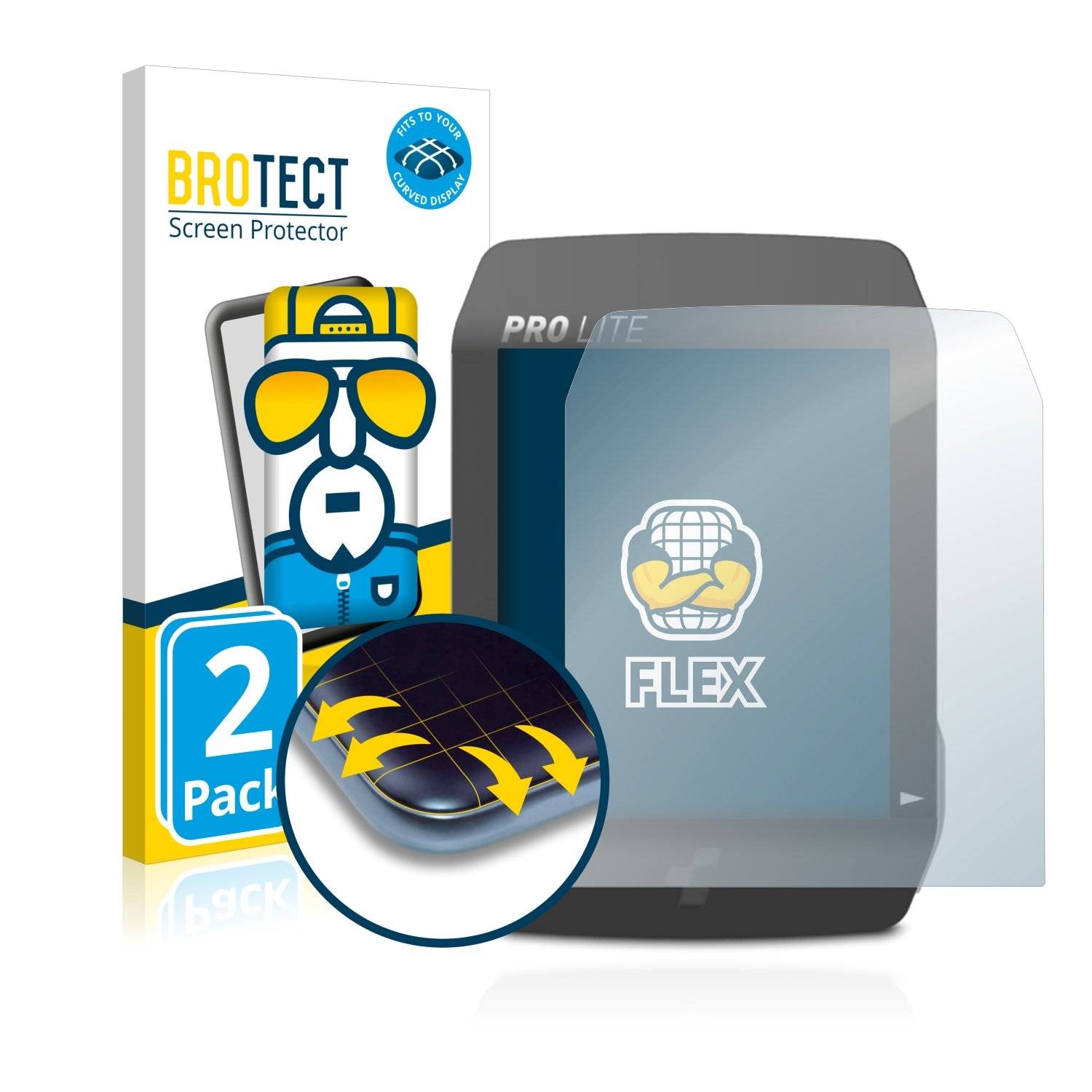 2 BROTECT Fle Full-Cove Displayschutzfoli fü Cub Pr Lite