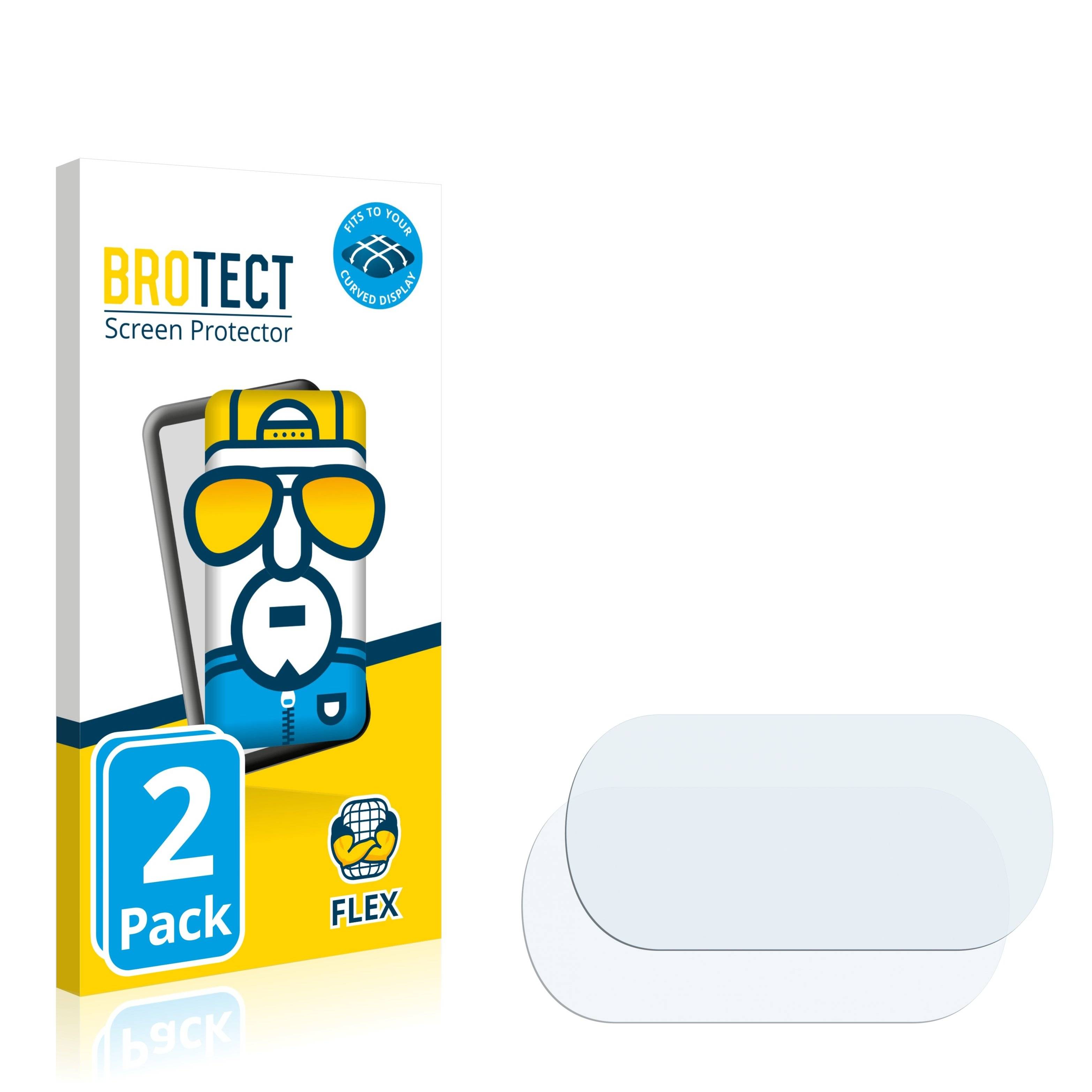 2 BROTECT Fle Full-Cove Displayschutzfoli fü Medisan ViFi connec Activit Tracker