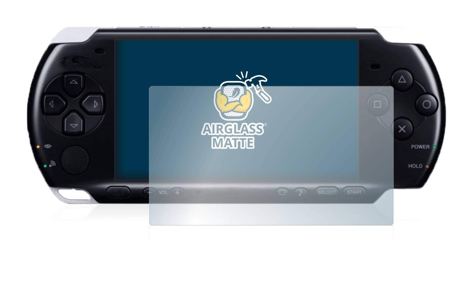 BROTECT AirGlass Matt Glas Panzer Folie für Sony PSP 3004
