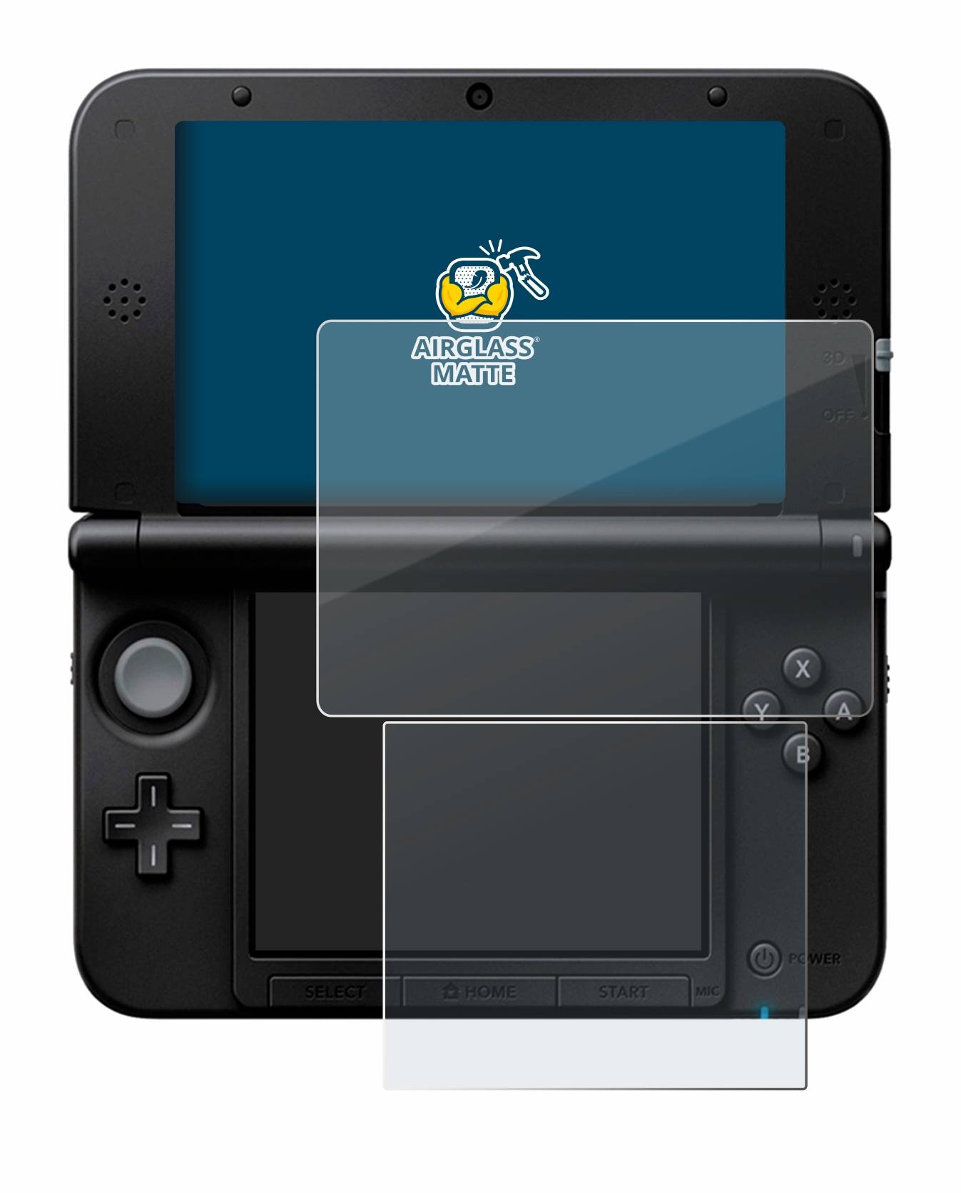 BROTECT AirGlass Matt Glas Panzer Folie für Nintendo 3DS XL SPM7800
