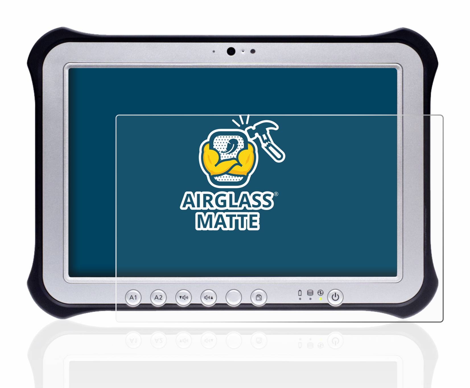 BROTECT AirGlass Matt Glas Panzer Folie für Panasonic Toughpad FZ-G1