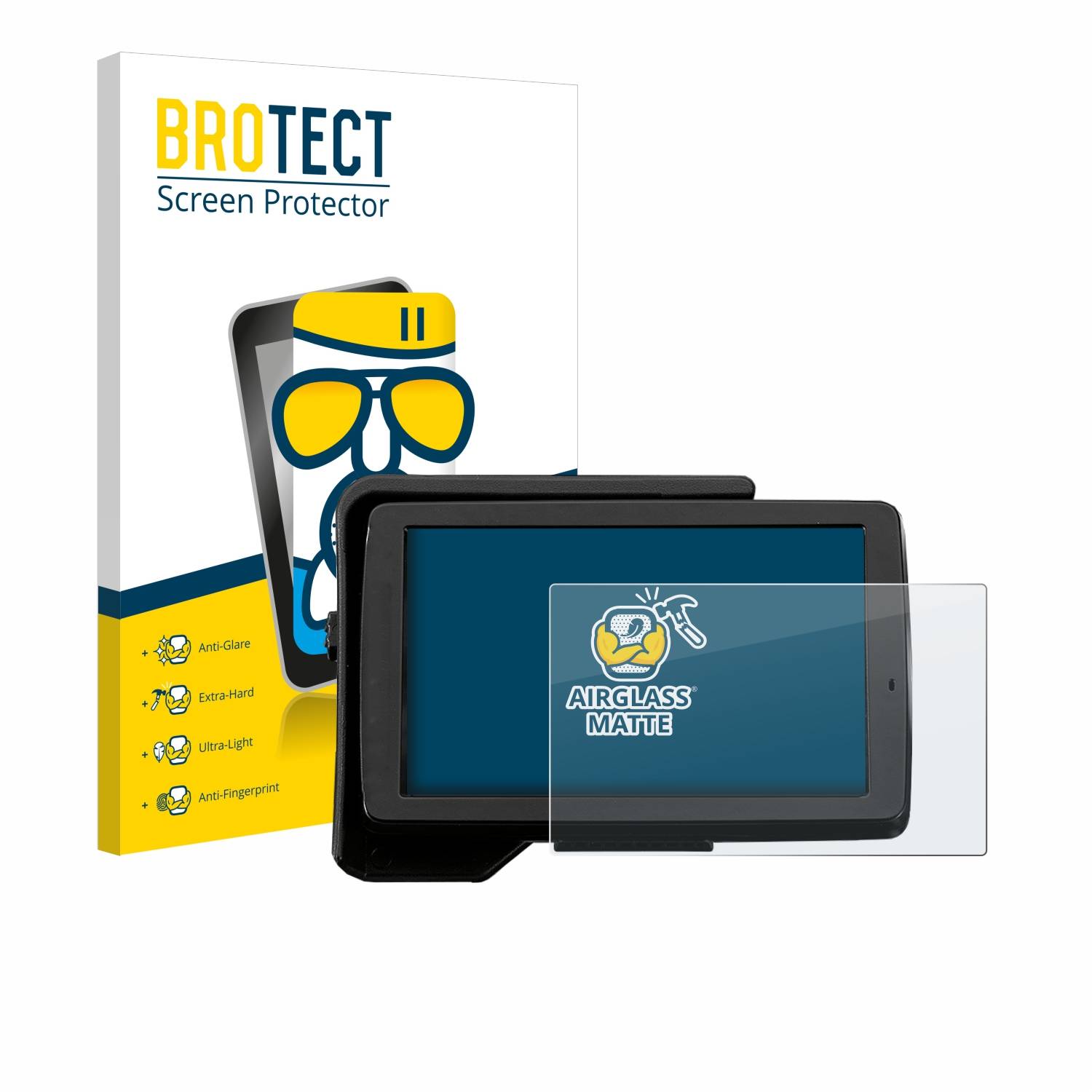 BROTECT AirGlass Matt Glas Panzer Folie für BMW R 1200 GS 2013-2019 Navigator V 5