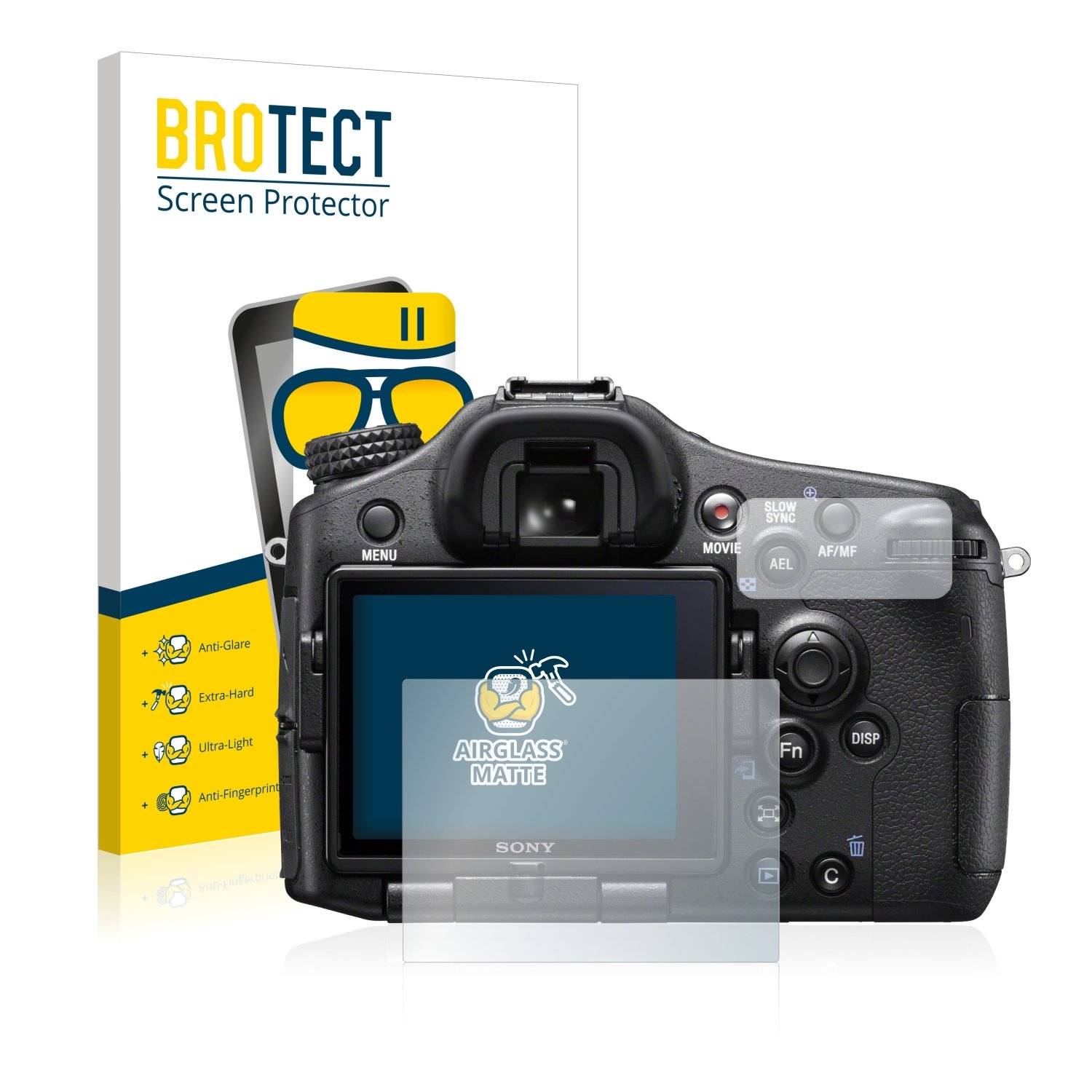 BROTECT AirGlass Matt Panzerglasfoli fü Son Alph 7 I (SLT-A7 II)