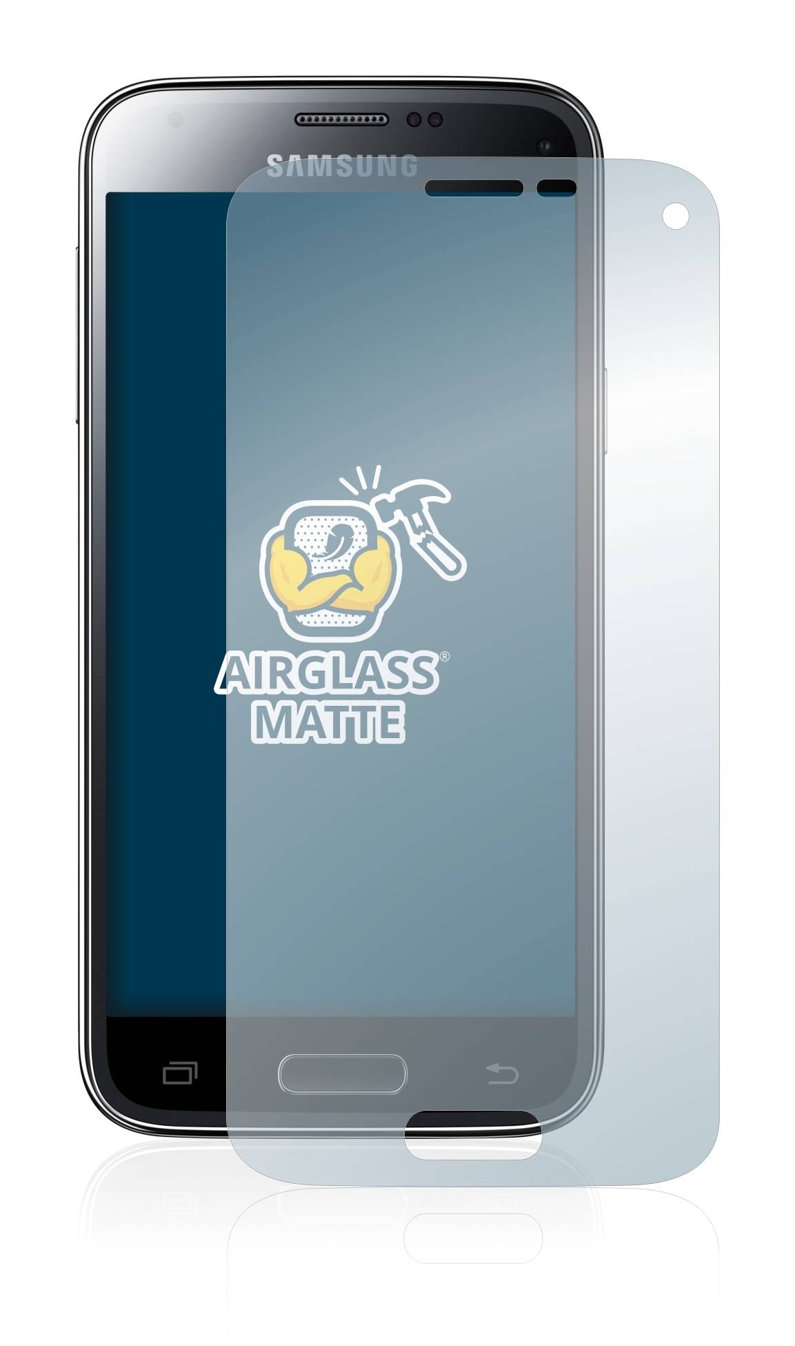 BROTECT AirGlass Matt Glas Panzer Folie für Samsung Galaxy S5 Mini SM-G800F
