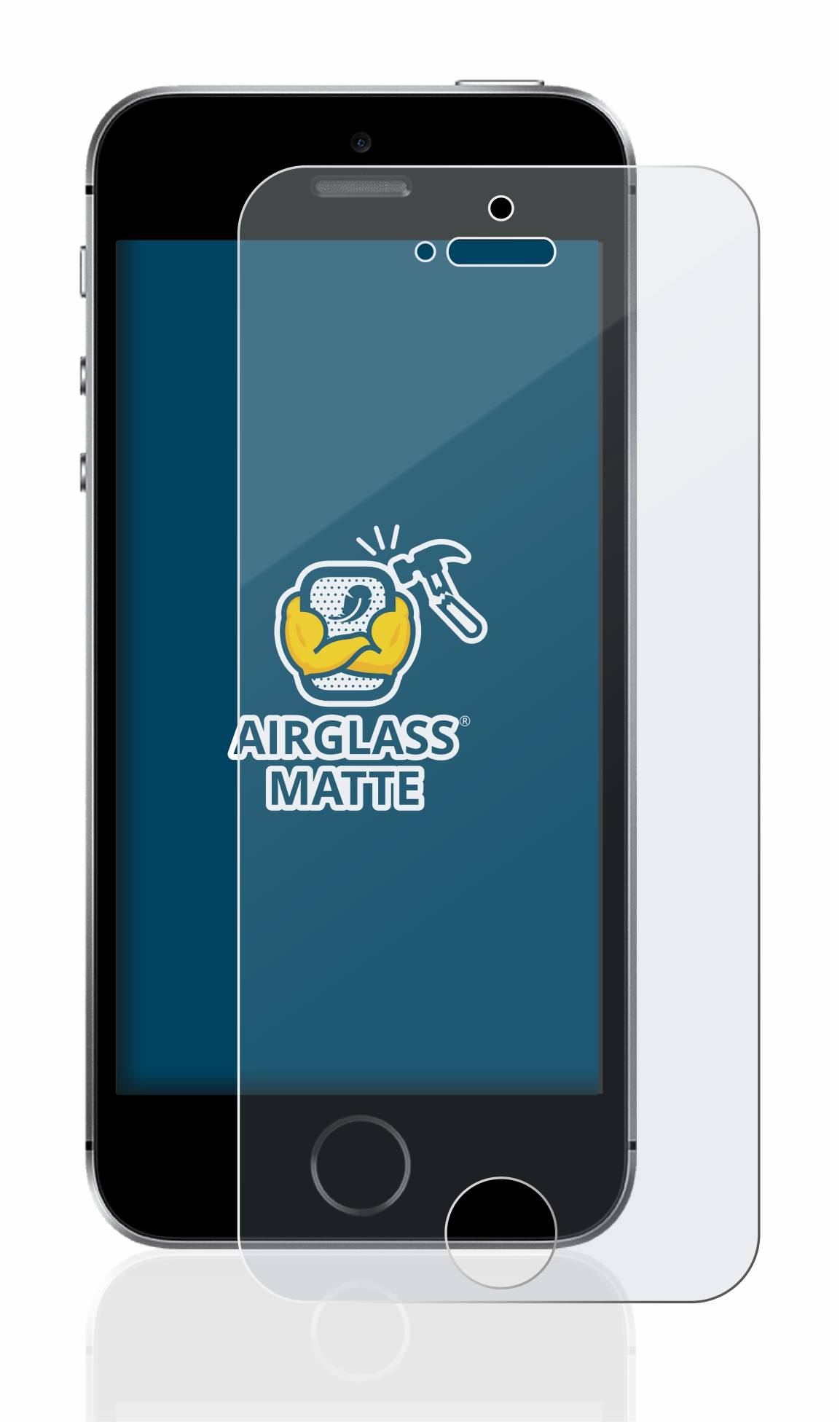 BROTECT AirGlass Matt Glas Panzer Folie für Apple iPhone SE 2016