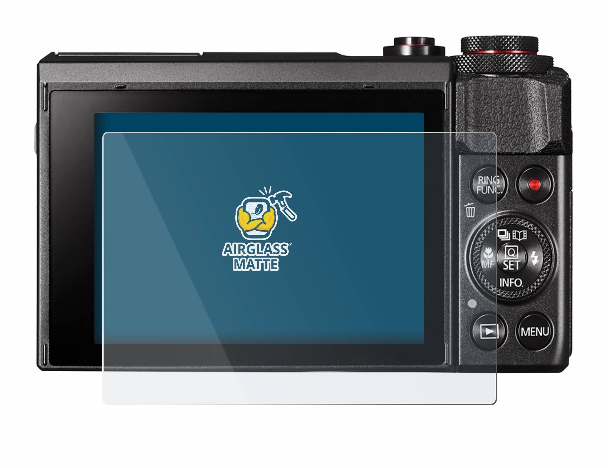 BROTECT AirGlass Matt Glas Panzer Folie für Canon PowerShot G7 X Mark II