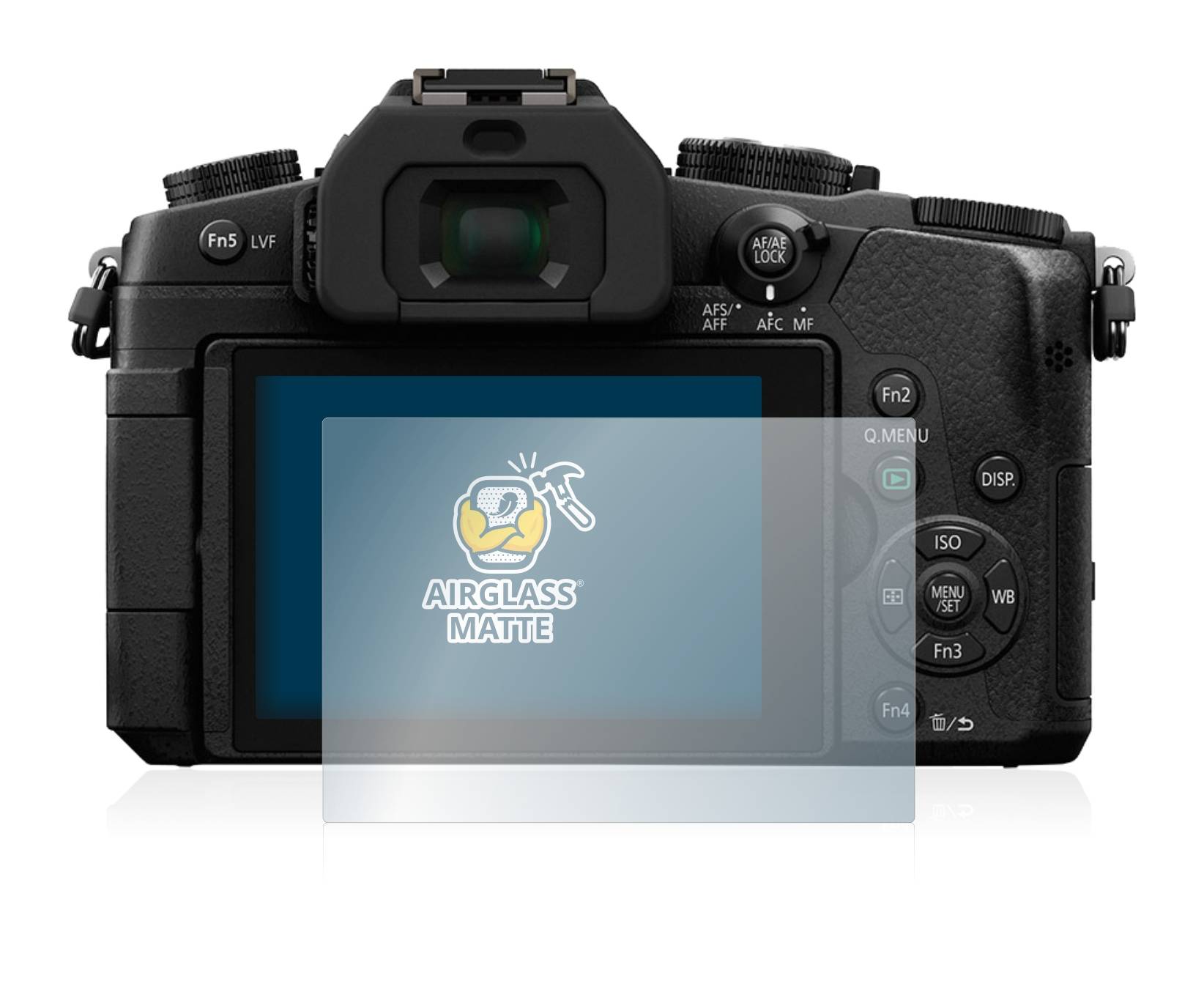 BROTECT AirGlass Matt Glas Panzer Folie für Panasonic Lumix DMC-G81