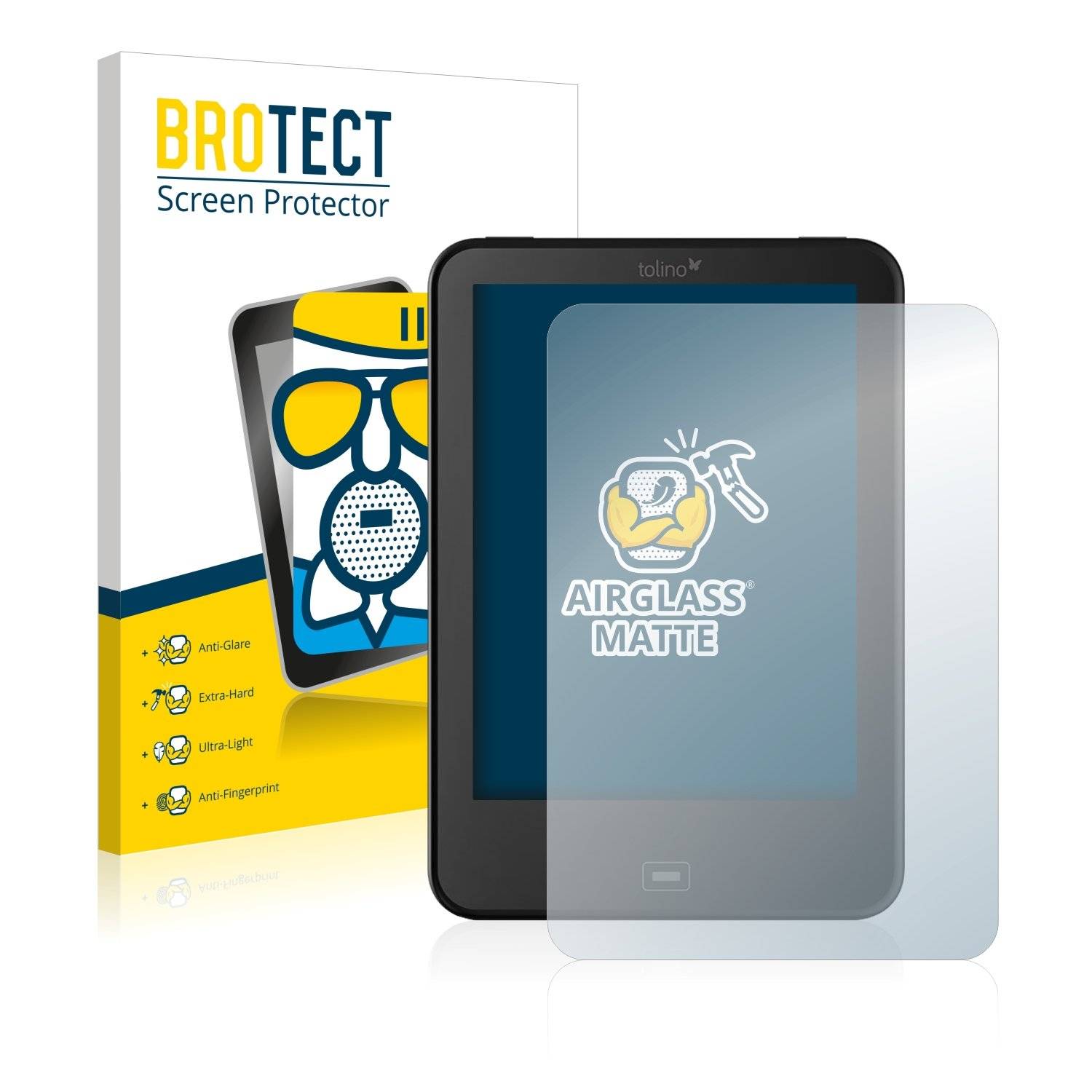 BROTECT AirGlass Matt Panzerglasfoli fü Tolin Visio HD