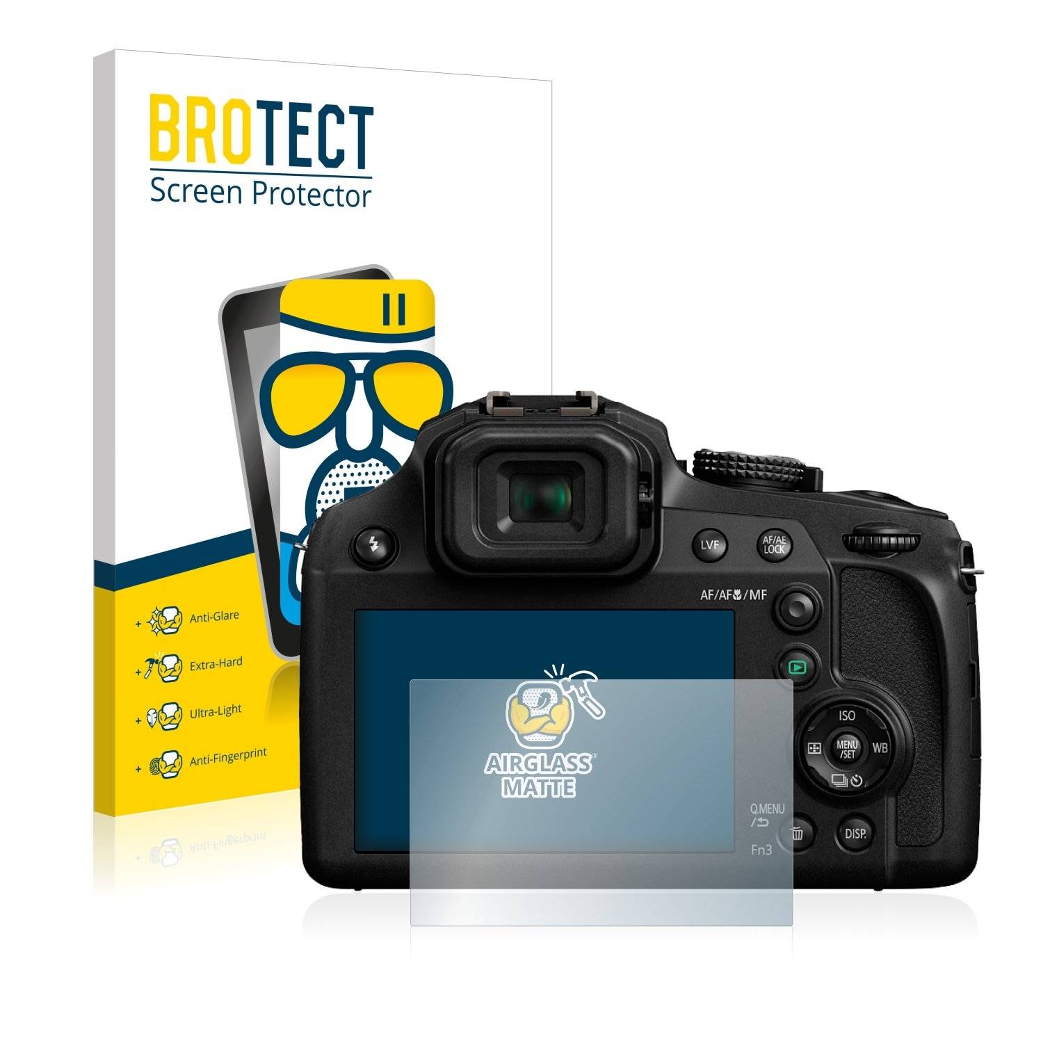 BROTECT AirGlass Matt Panzerglasfoli fü Panasoni Lumi DC-FZ82