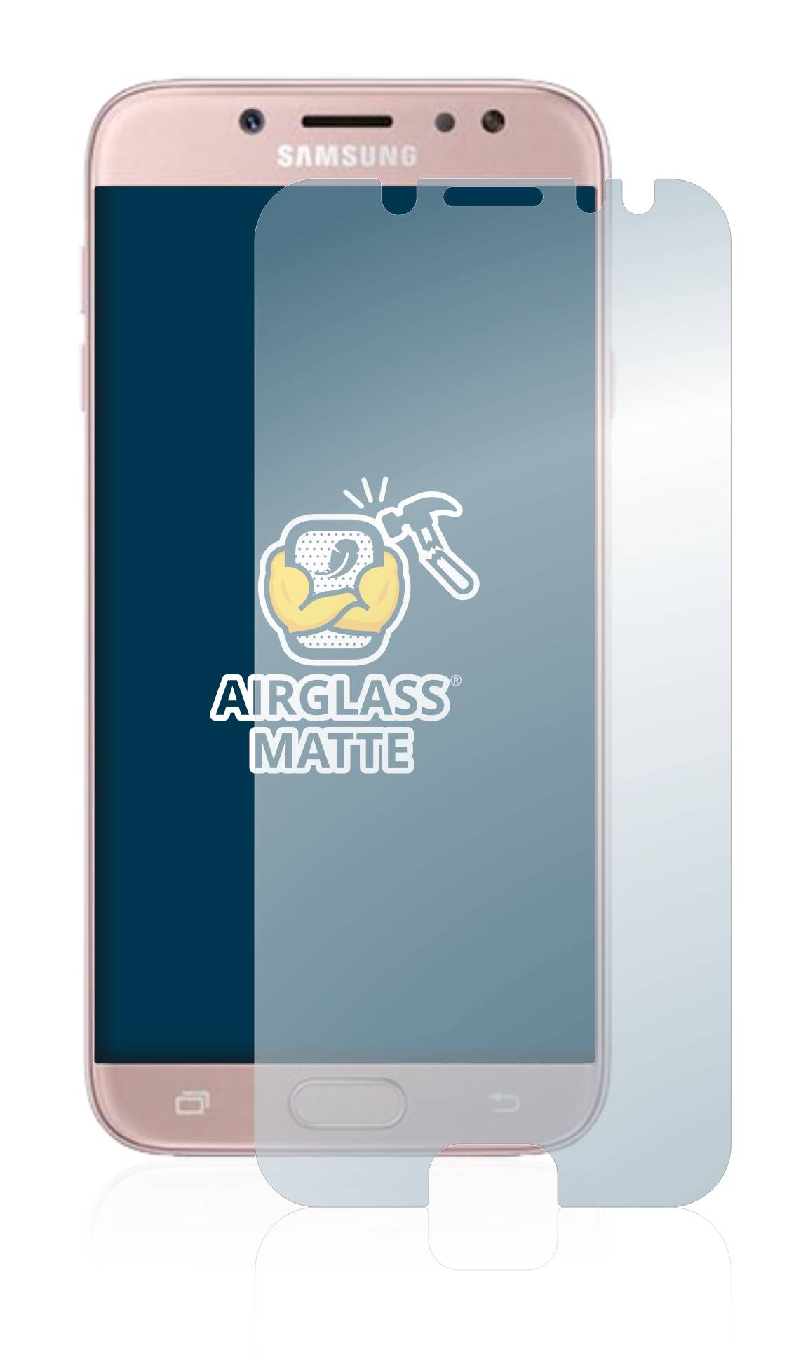 BROTECT AirGlass Matt Glas Panzer Folie für Samsung Galaxy J7 2017
