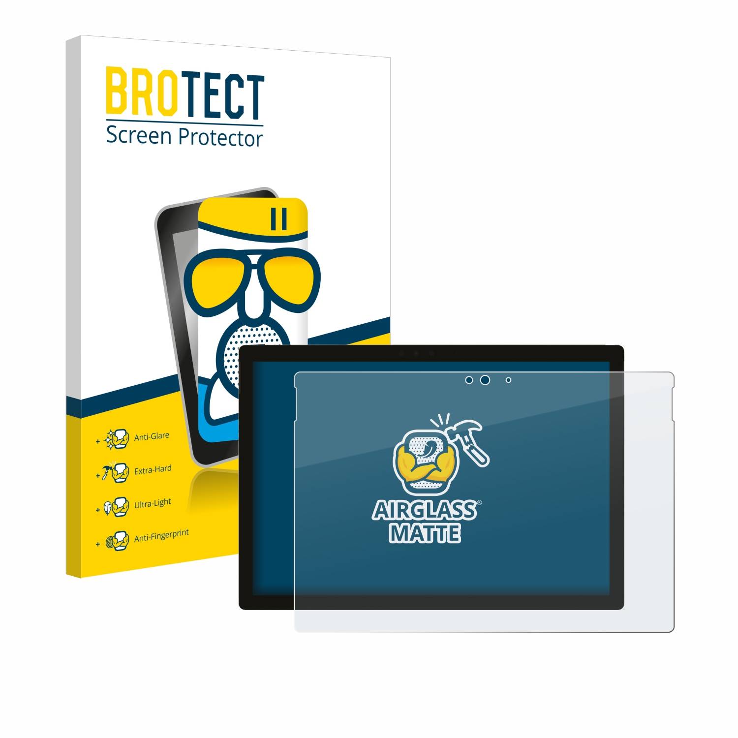 BROTECT AirGlass Matt Glas Panzer Folie für Microsoft Surface Pro 5 2017