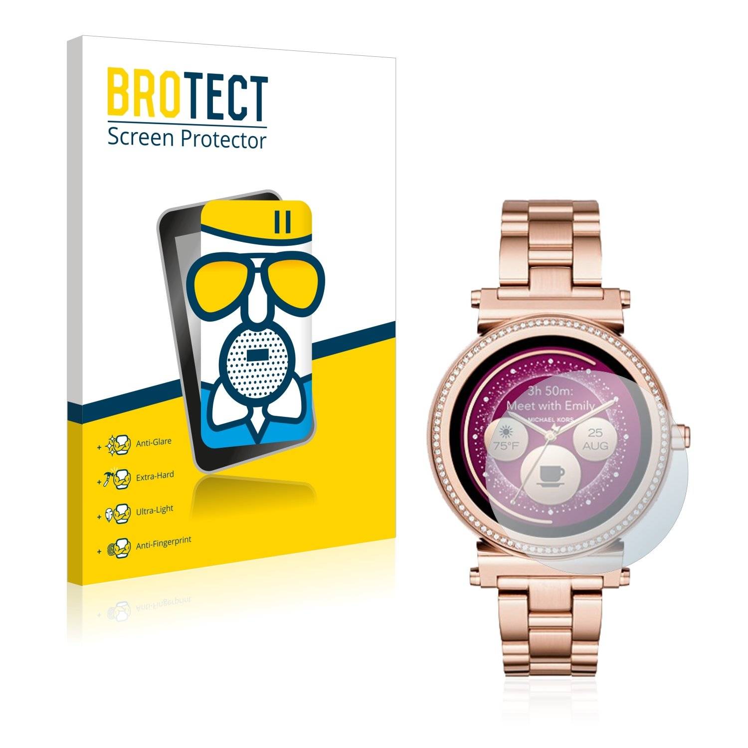 BROTECT AirGlass Matt Panzerglasfoli fü Michae Kor Acces Sofie