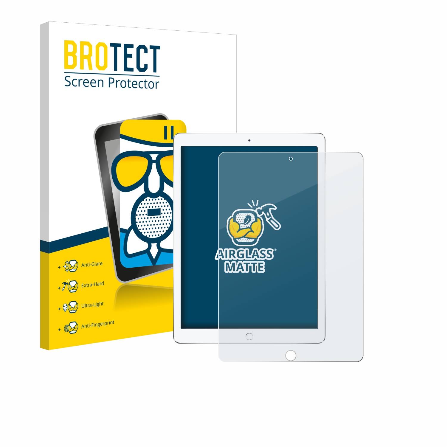 BROTECT AirGlass Matt Glas Panzer Folie für Apple iPad Pro 10.5 2017
