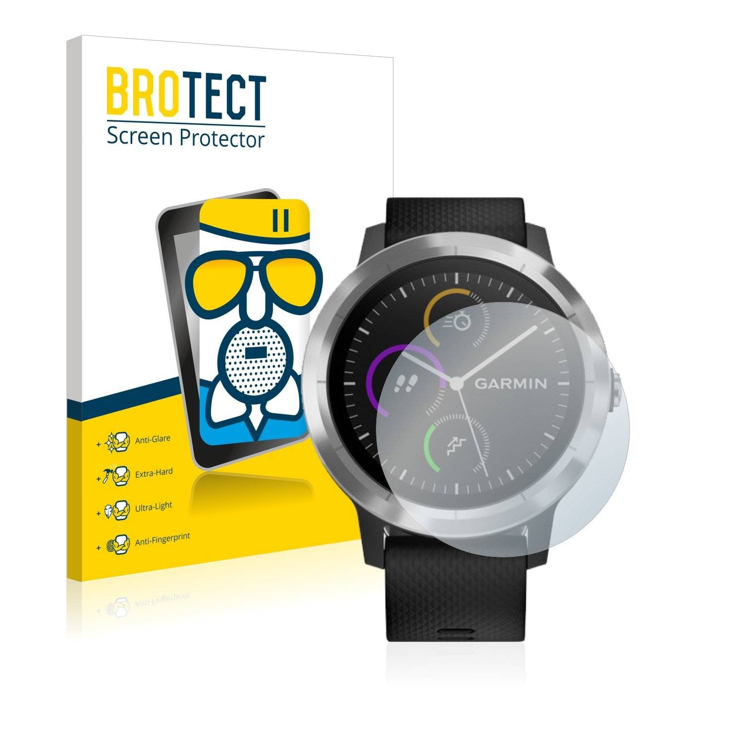 BROTECT AirGlass Matt Panzerglasfoli fü Garmi Vivoactiv 3