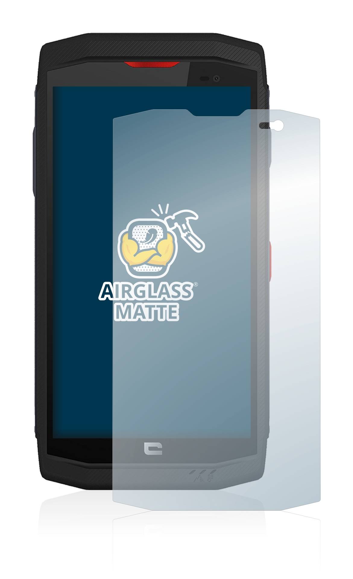 BROTECT AirGlass Matt Glas Panzer Folie für Crosscall Trekker X3