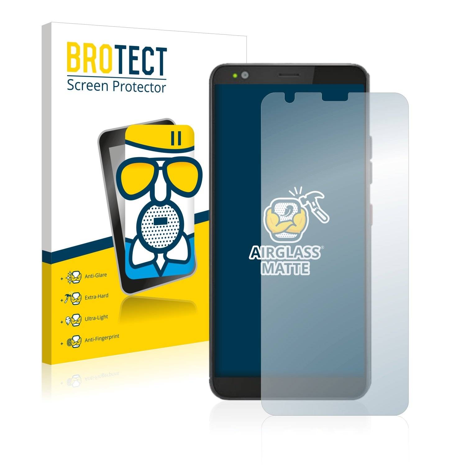 BROTECT AirGlass Matt Panzerglasfoli fü Gigase GS370