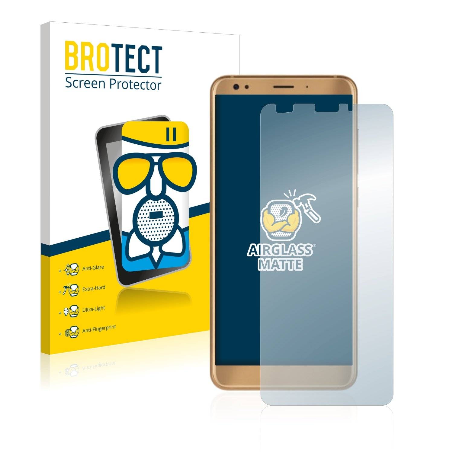 BROTECT AirGlass Matt Panzerglasfoli fü ZT Blad V Vita