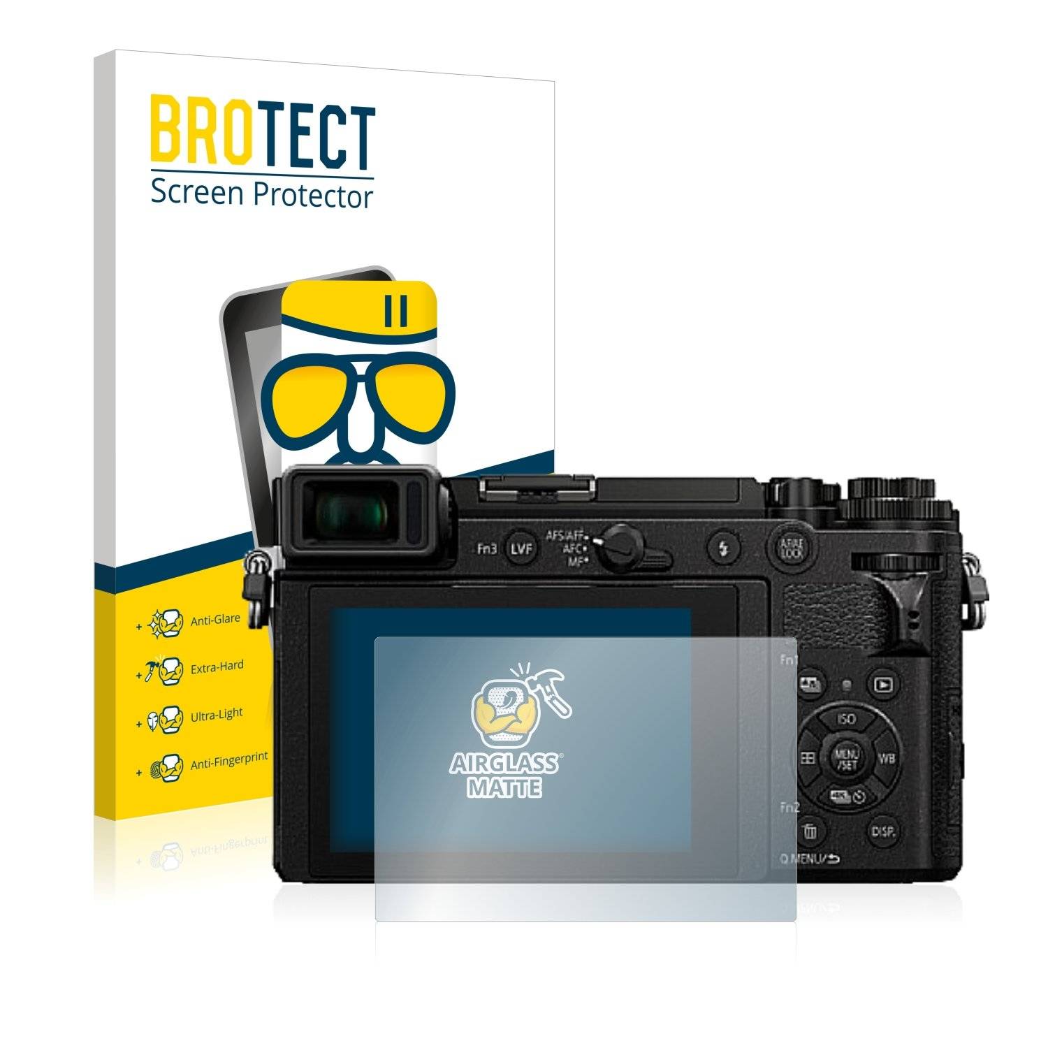 BROTECT AirGlass Matt Panzerglasfoli fü Panasoni Lumi DC-GX9