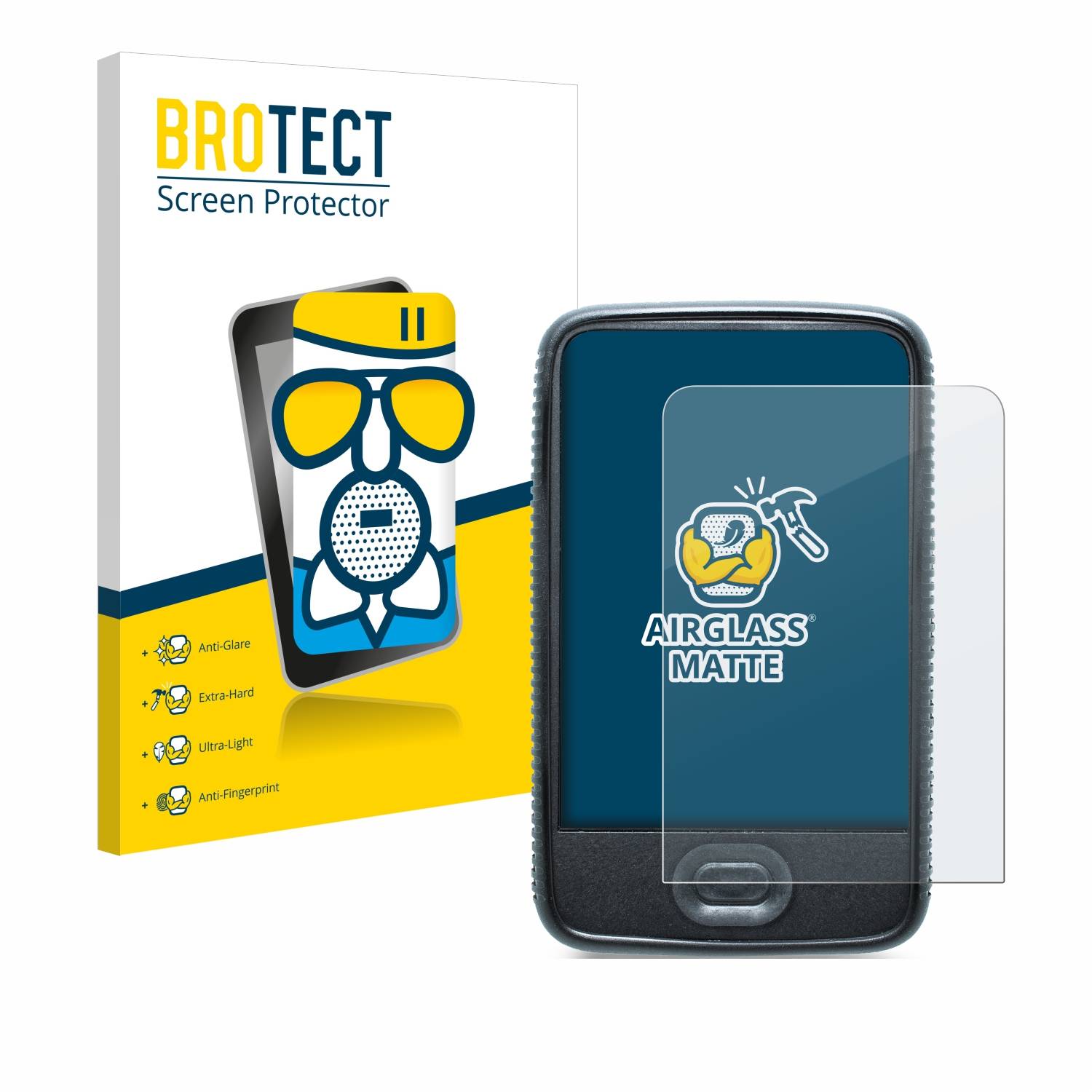 BROTECT AirGlass Matt Glas Panzer Folie für Dexcom G6 Receiver CGM