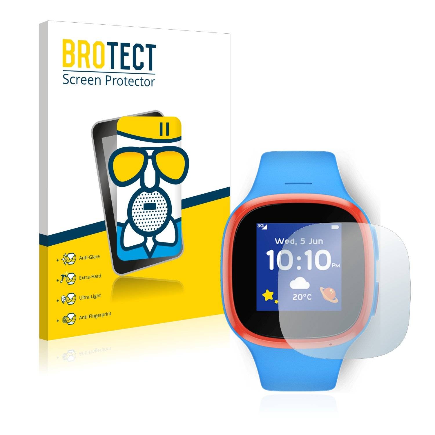 BROTECT AirGlass Matt Panzerglasfoli fü Vodafon V-Kid Watch