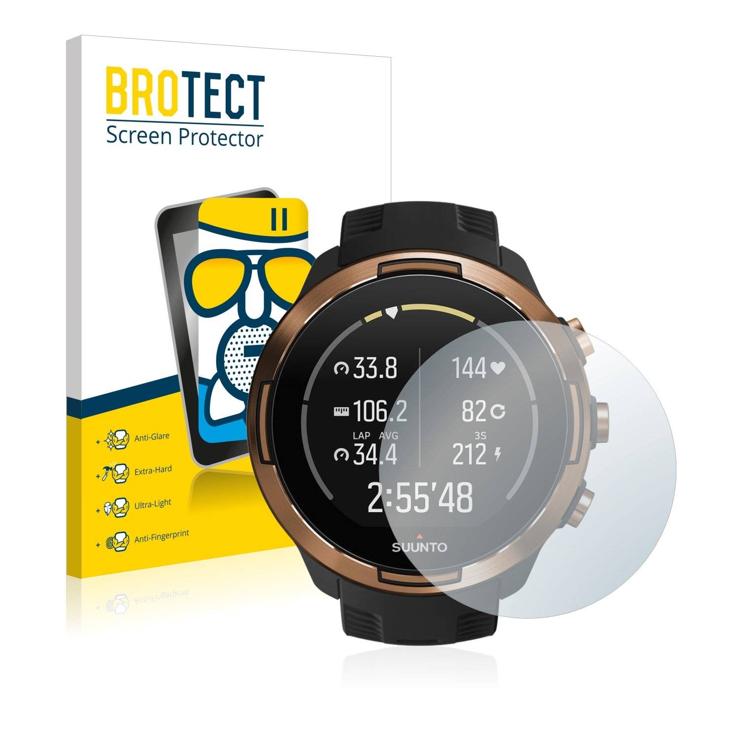 BROTECT AirGlass Matt Panzerglasfoli fü Suunt  Baro