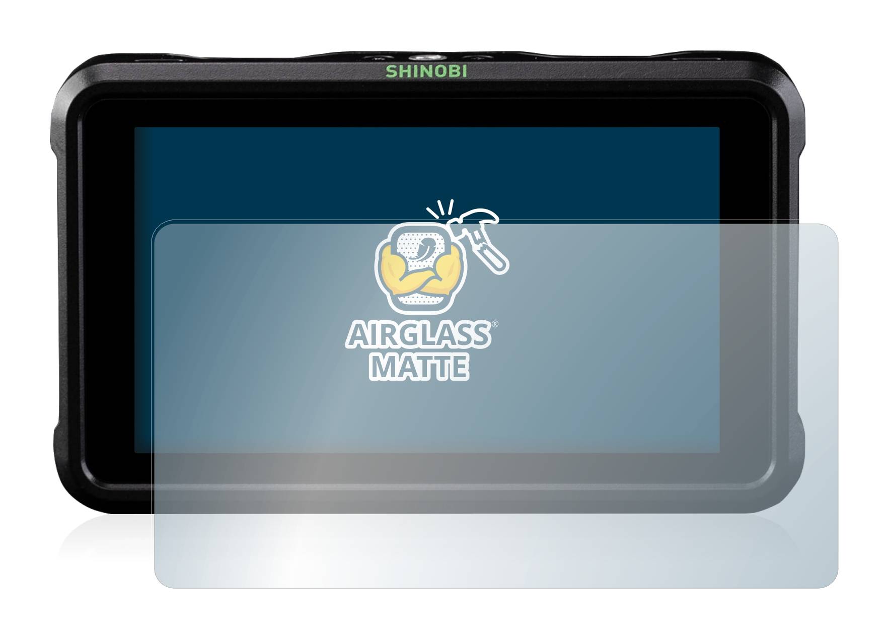 BROTECT AirGlass Matt Glas Panzer Folie für Atomos Shinobi