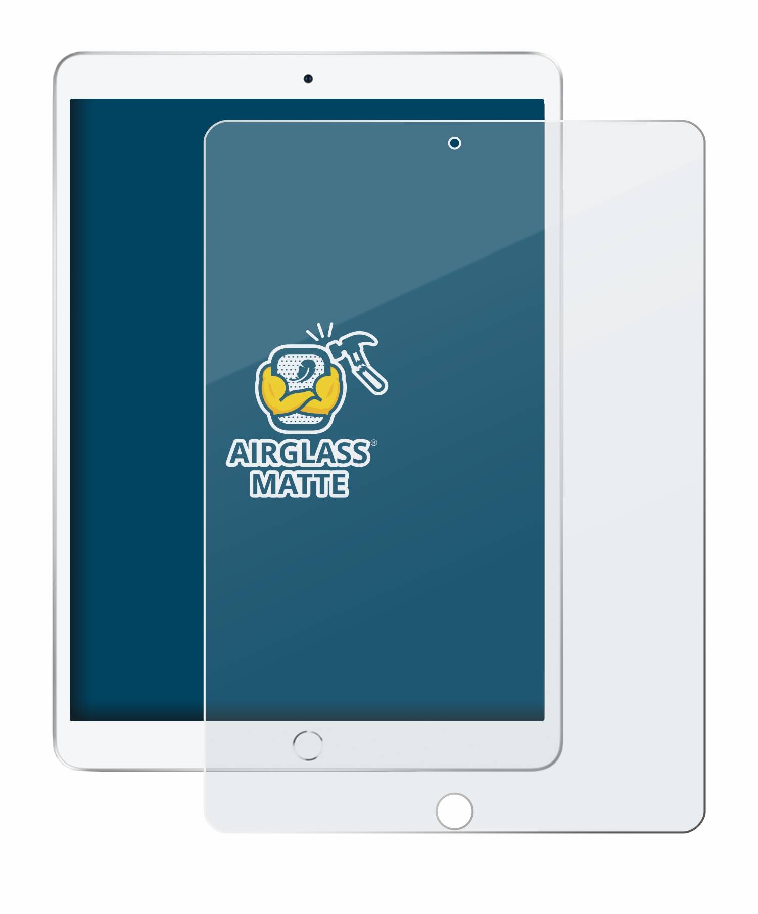 BROTECT AirGlass Matt Glas Panzer Folie für Apple iPad Air 2019 (3. Gen.)