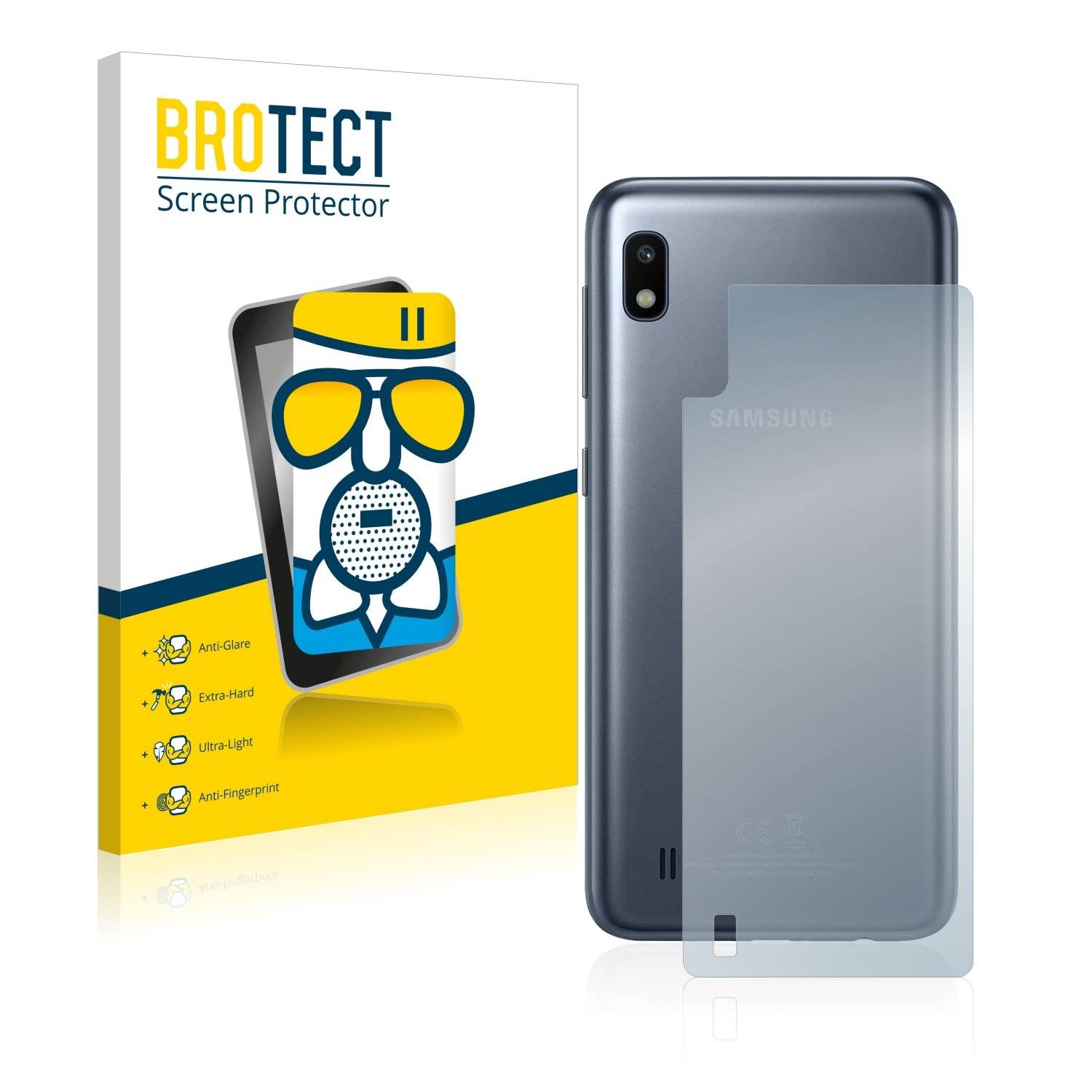BROTECT AirGlass Matt Panzerglasfoli fü Samsun Galax A1 (Rückseite)