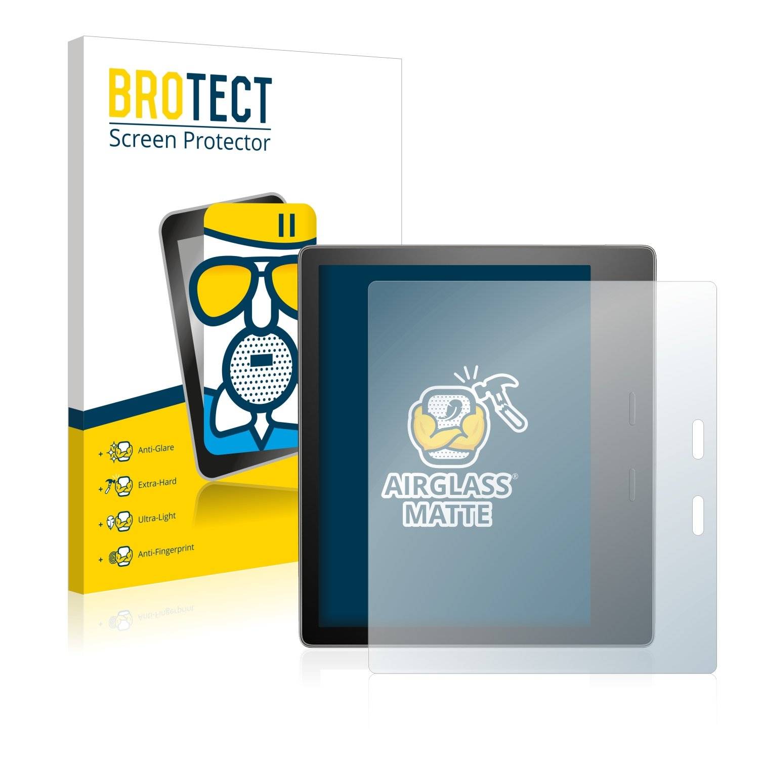 BROTECT AirGlass Matt Panzerglasfoli fü Amazo Kindl Oasi 2019