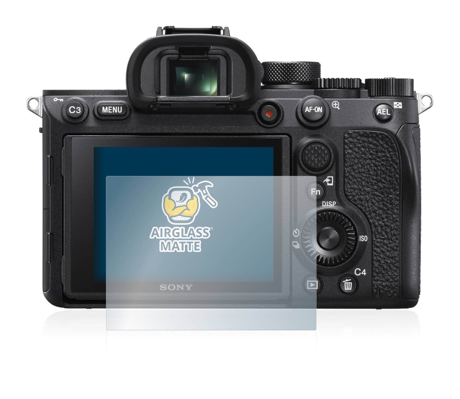 BROTECT AirGlass Matt Glas Panzer Folie für Sony Alpha 7R IV