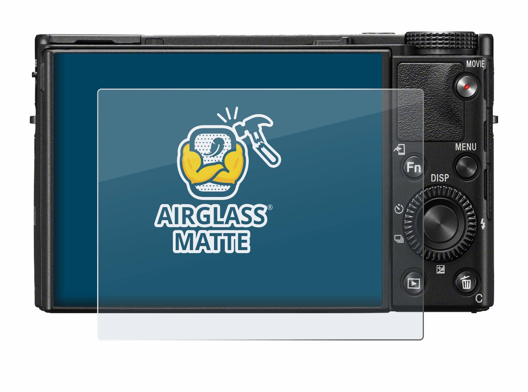 BROTECT AirGlass Matt Glas Panzer Folie für Sony Cyber-Shot DSC-RX100 VII