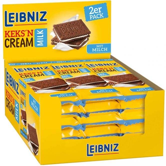 Leibniz Keks'n Cream Milk 18x2er Inhalt: 684g