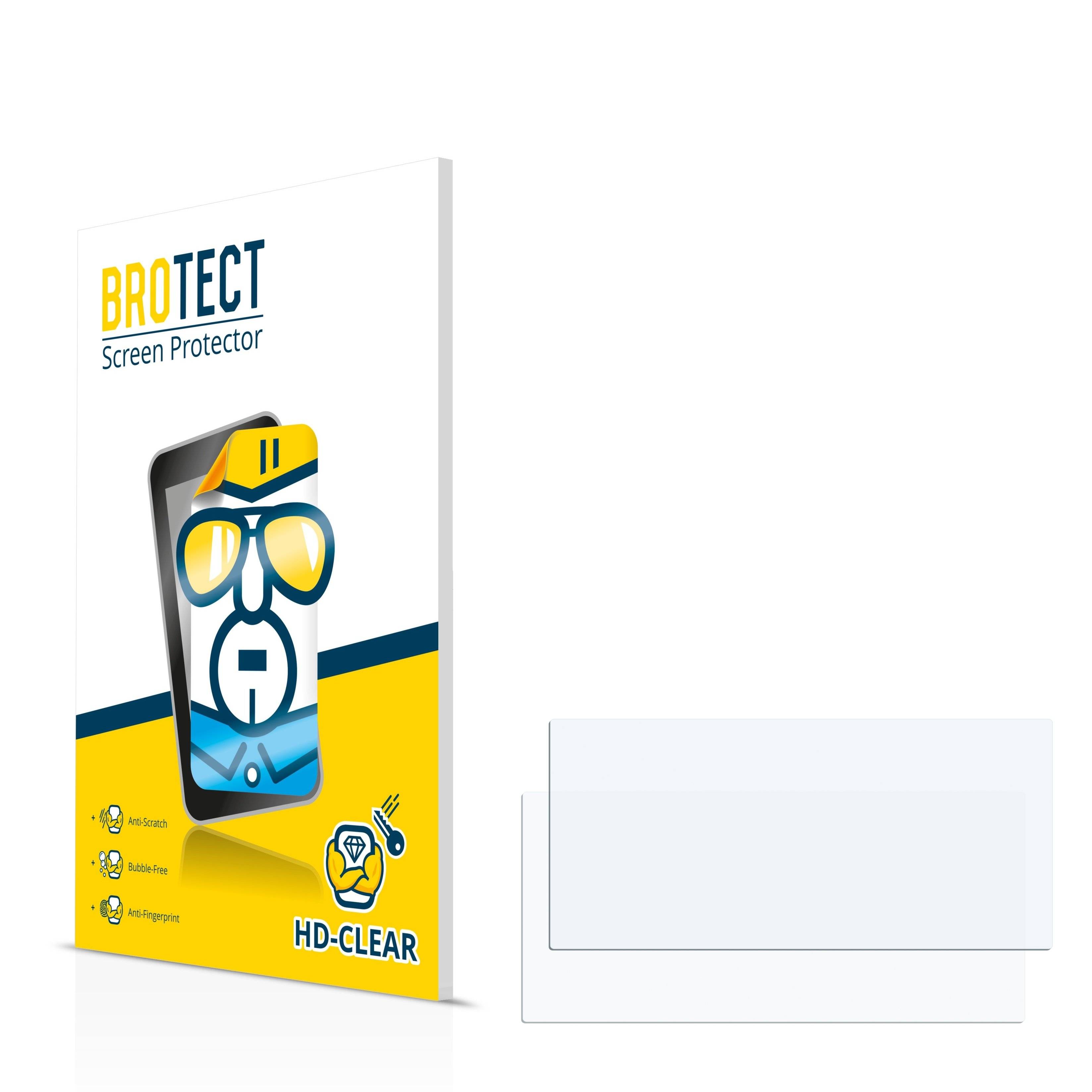 2x BROTECT® HD-Clear Displayschutzfolie für Graupner HOTT Smartbox