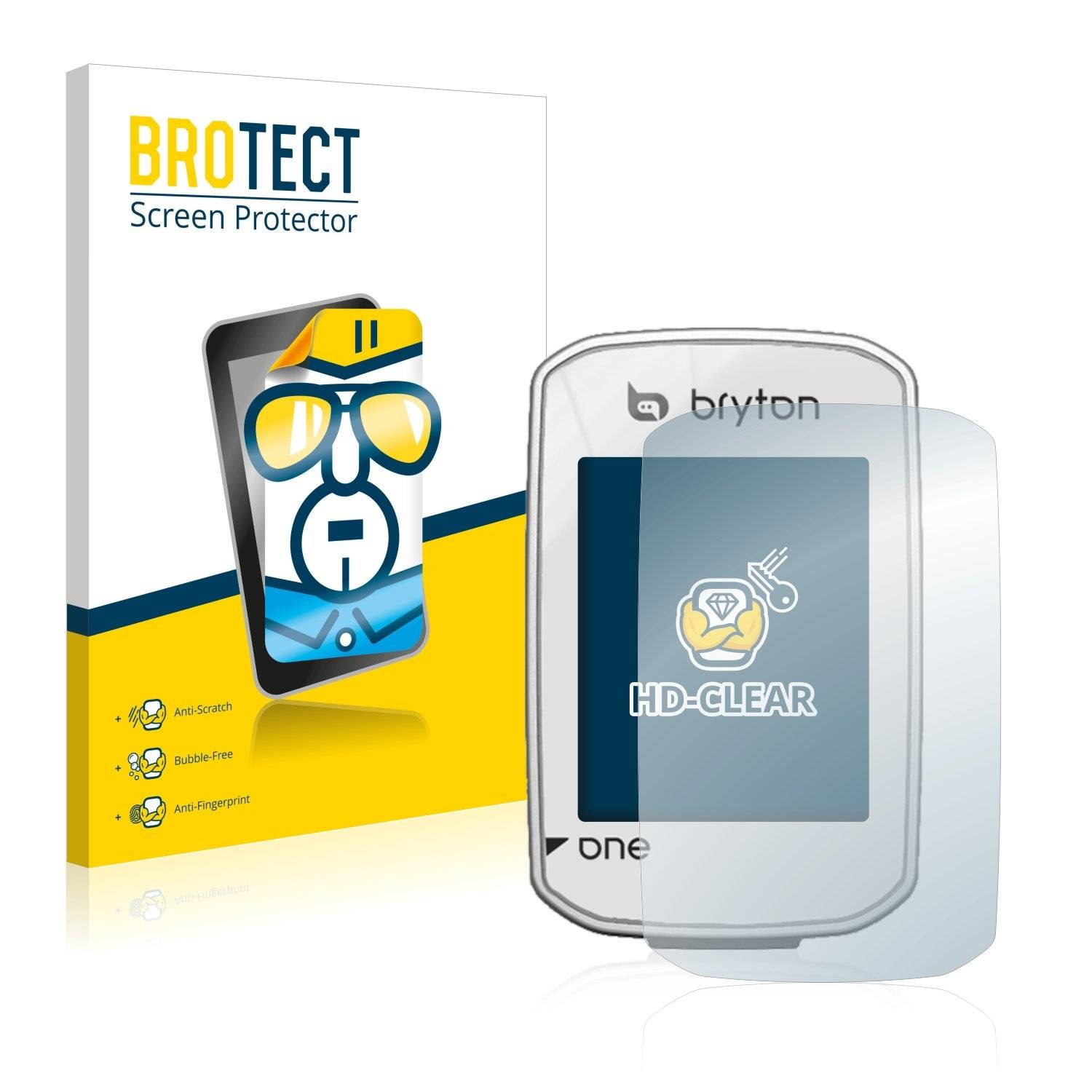 2x BROTECT® HD-Clear Displayschutzfolie für Bryton Rider One