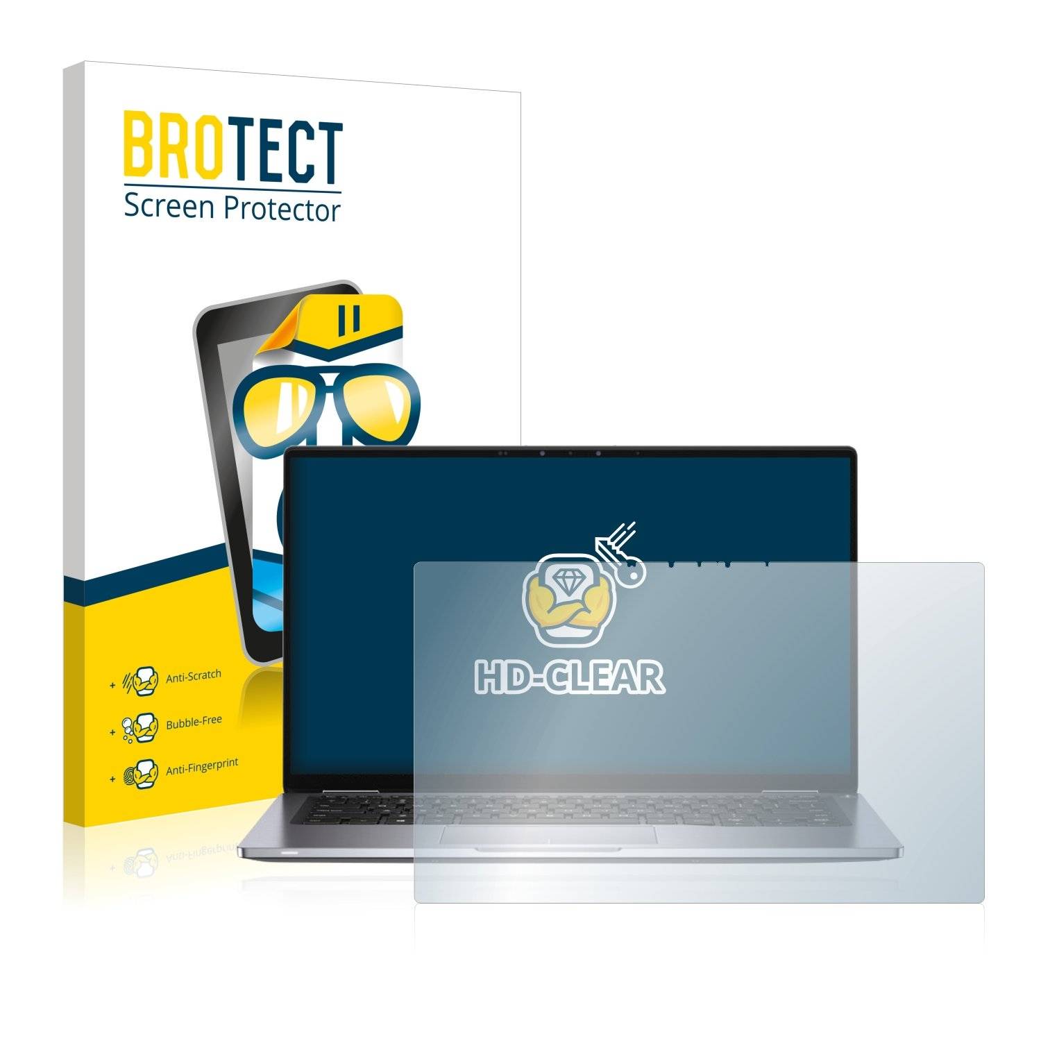 BROTECT® HD-Clear Displayschutzfolie für Dell Latitude 7400 2-in-1