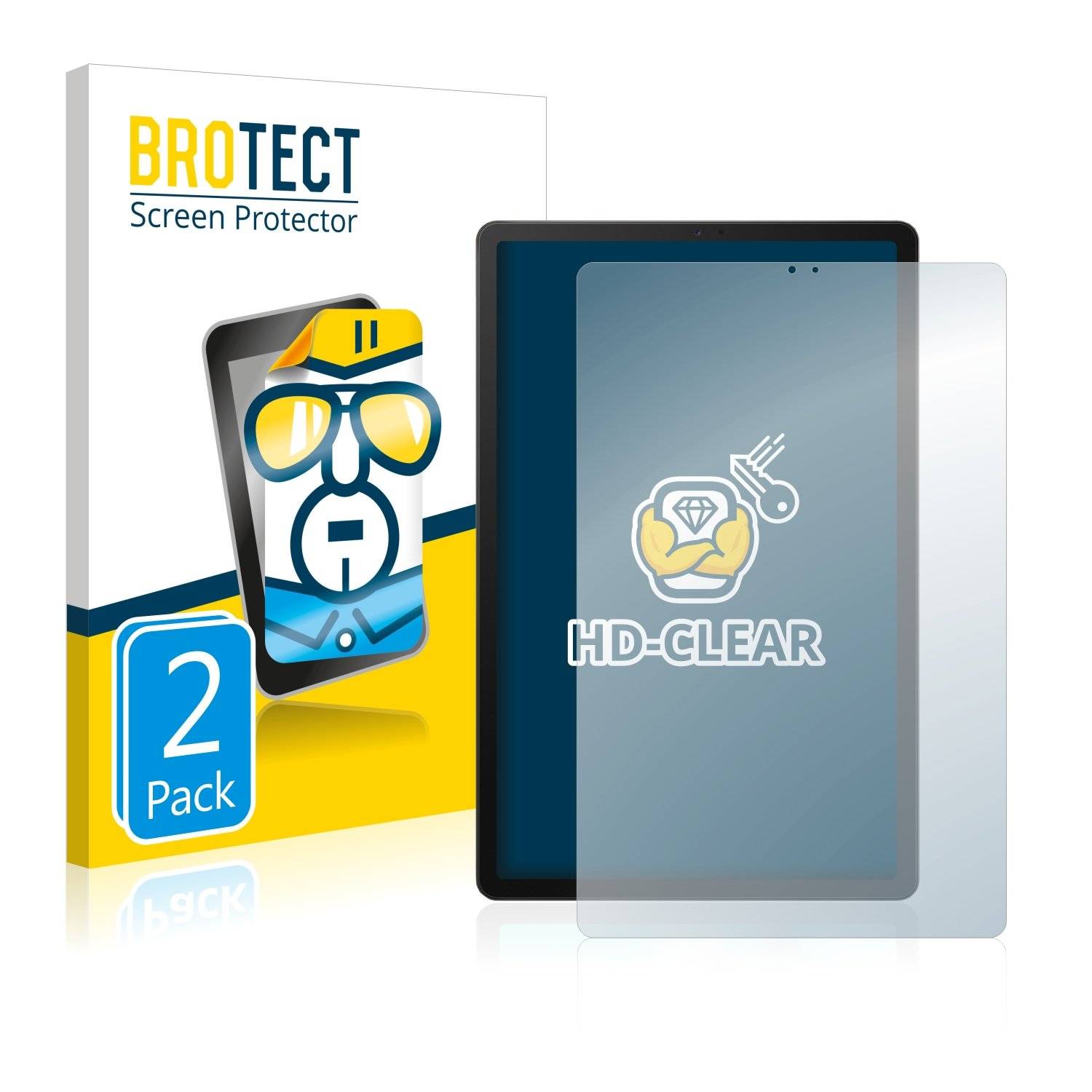 2x BROTECT® HD-Clear Displayschutzfolie für Samsung Galaxy Tab S5e